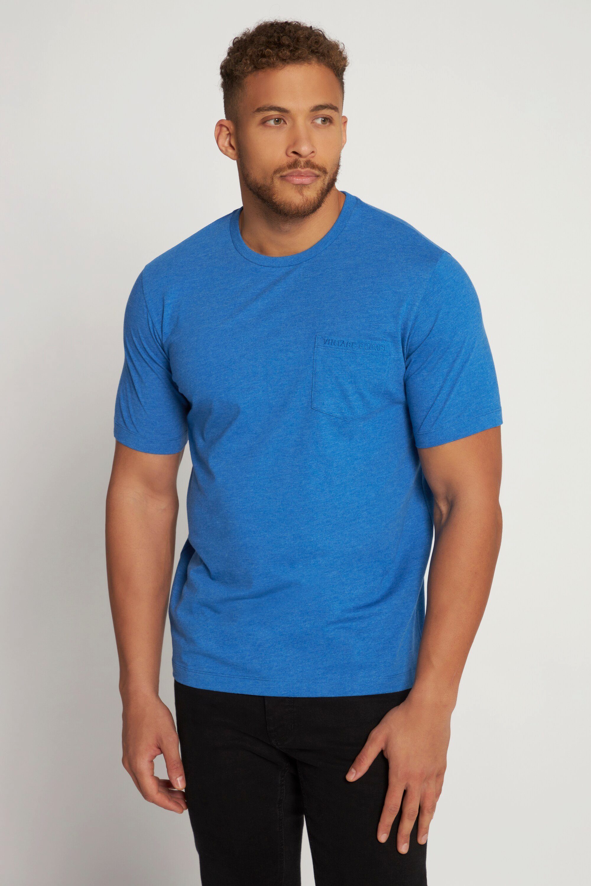 T-Shirt Halbarm T-Shirt Brusttasche bis JP1880 Rundhals 8 XL