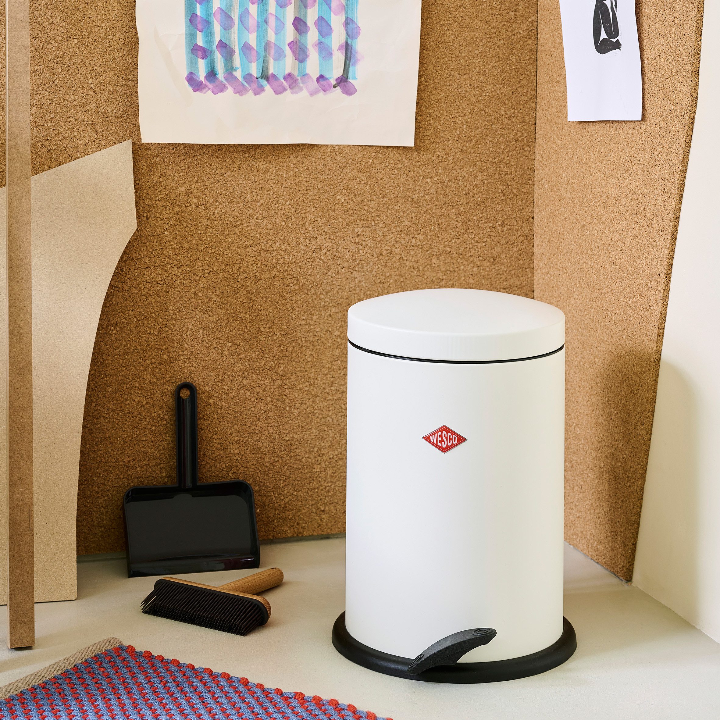 WESCO Mülleimer 116 Alpha, Tretabfallsammler, 13 Liter