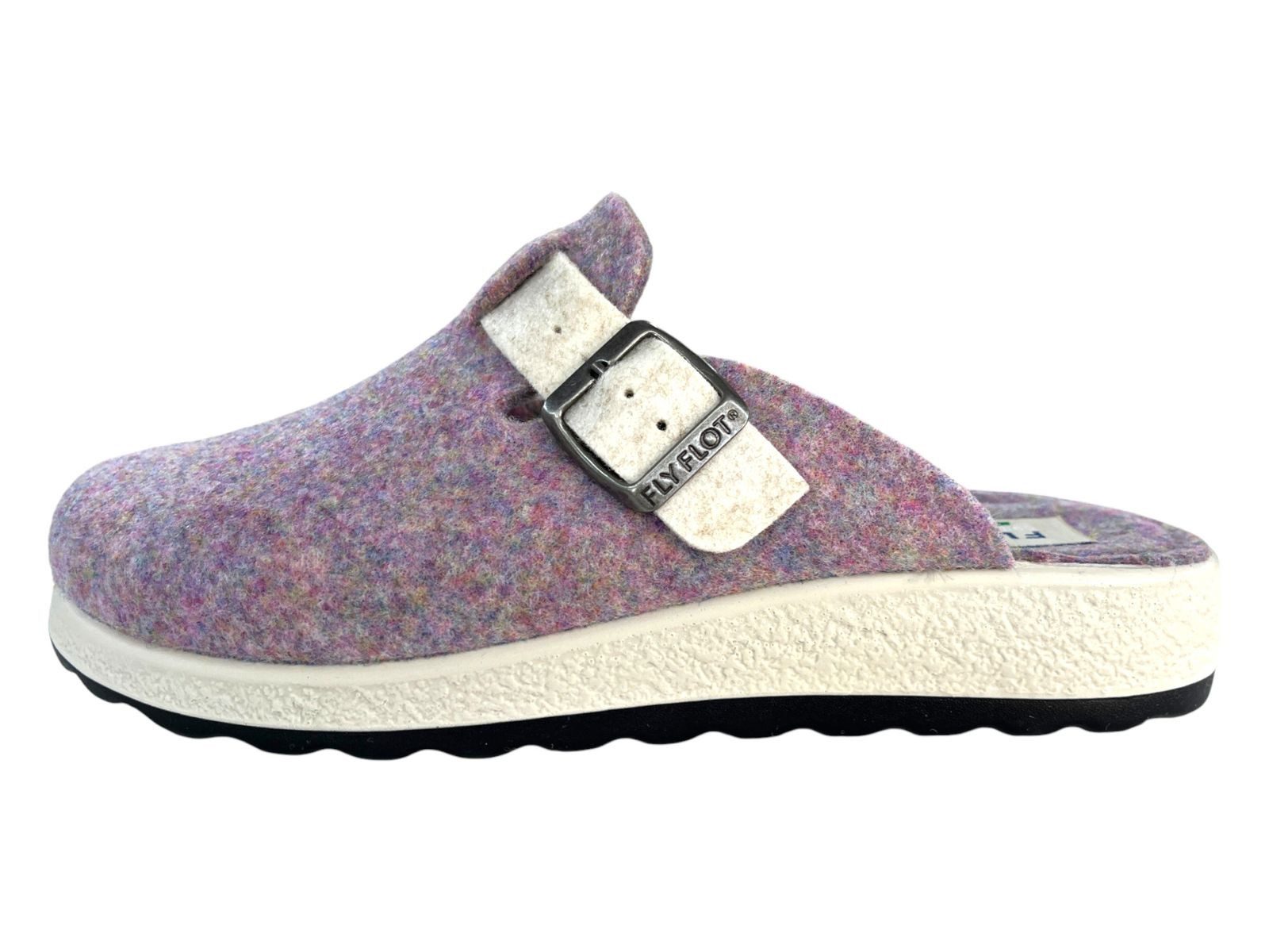 FLY FLOT Damen Pantoffel 320127-59 dark lilac Hausschuh