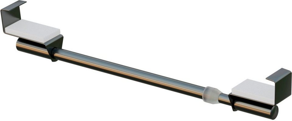 Scheibenstange Twist, indeko, Ø 9 mm, 1-läufig, ausziehbar, geklemmt,  stufenlos verstellbare Klemmstange bzw. Spannstange