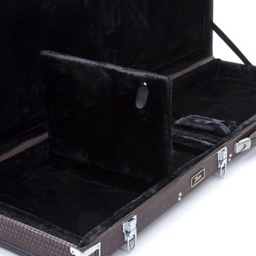 FAME E-Gitarren-Koffer, Case Electric Bass EB-5 Brown - Koffer für E-Bässe