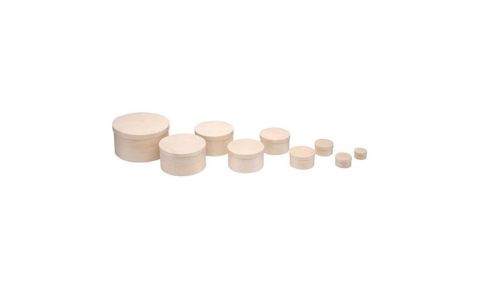 Glorex Geschenkbox Glorex Spandose rund 105 x 55 mm
