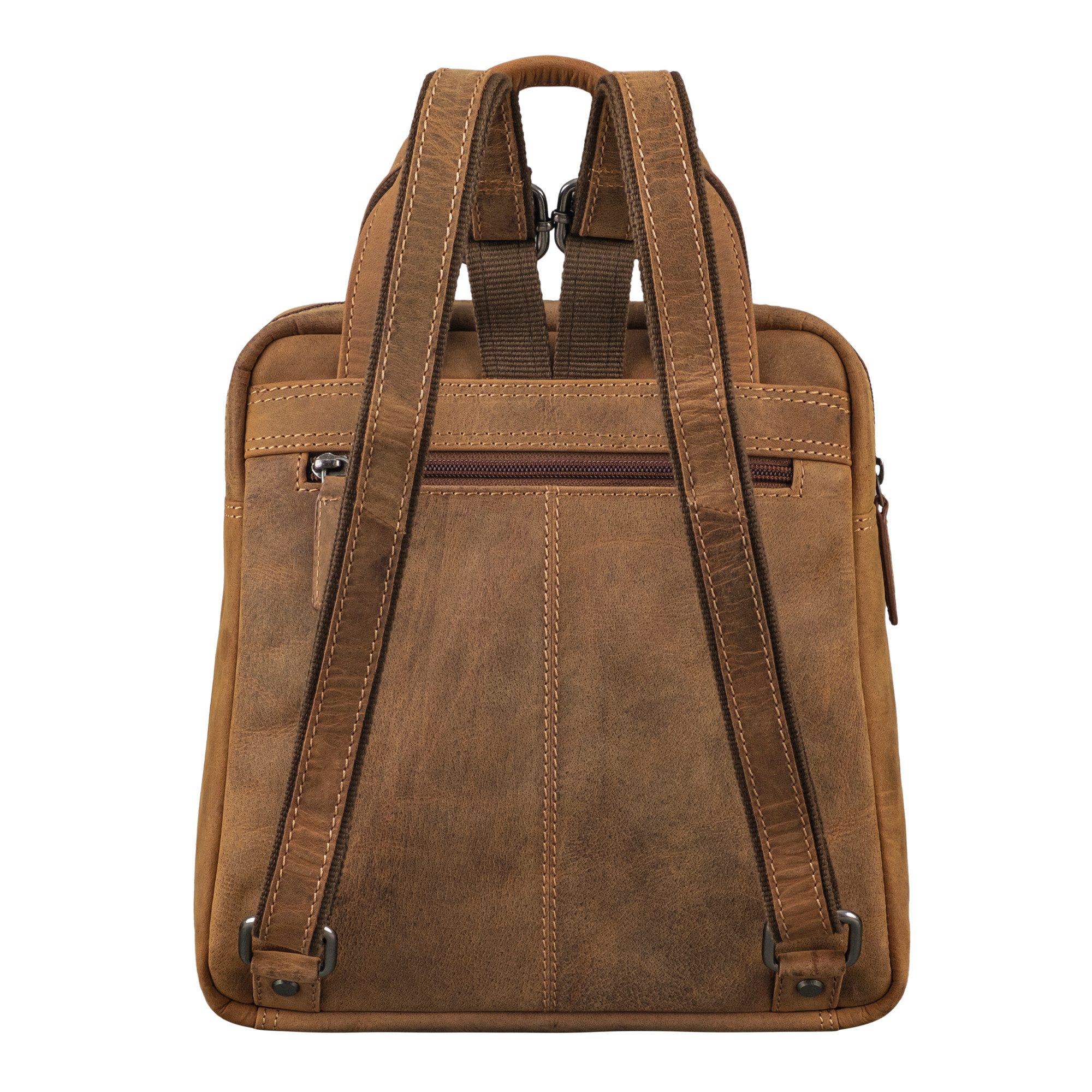 STILORD Cityrucksack "Maple" Rucksack Tasche Damen Echtes Leder mit Henkel klein – Bild 5 von 5