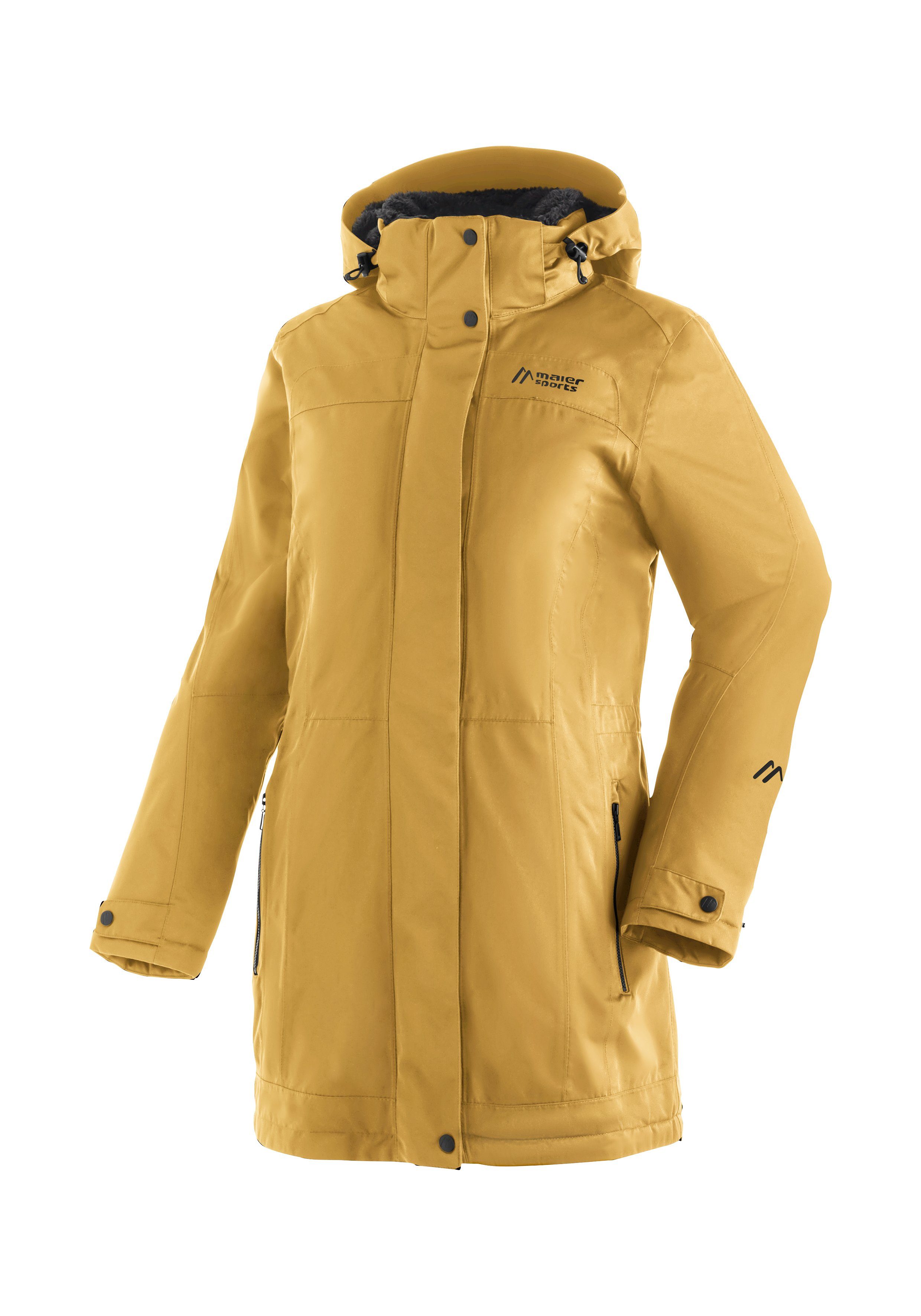 Maier Sports Funktionsjacke Lisa 2 Outdoor-Mantel mit vollem Wetterschutz sonnengelb