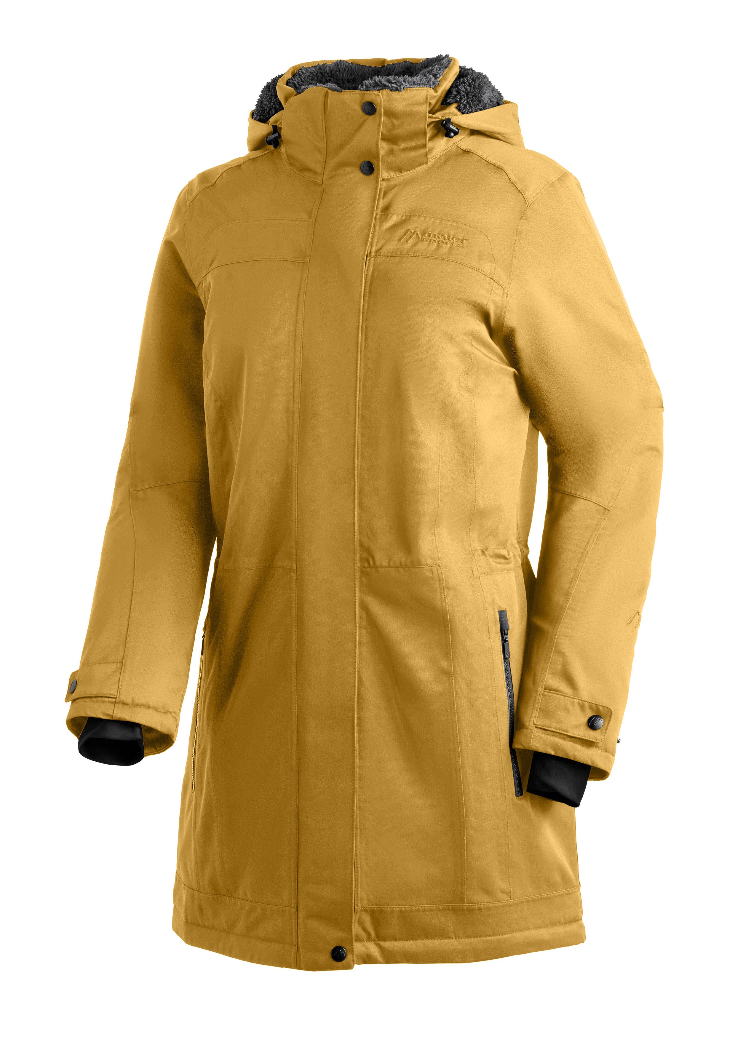 Maier Sports Funktionsjacke Lisa mit Outdoor-Mantel Wetterschutz sonnengelb vollem 2