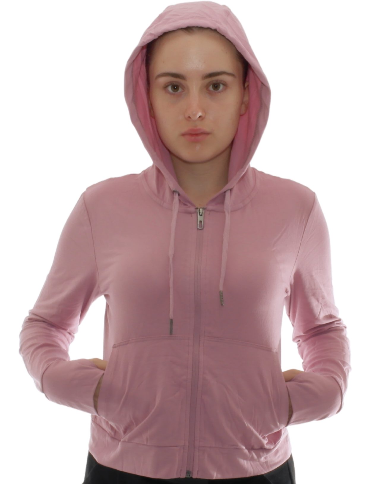 YESET Funktions-Kapuzensweatjacke Sport Sweatshirt Jacke Kapuze Reißverschluss YCA17 mit Daumenschlaufen