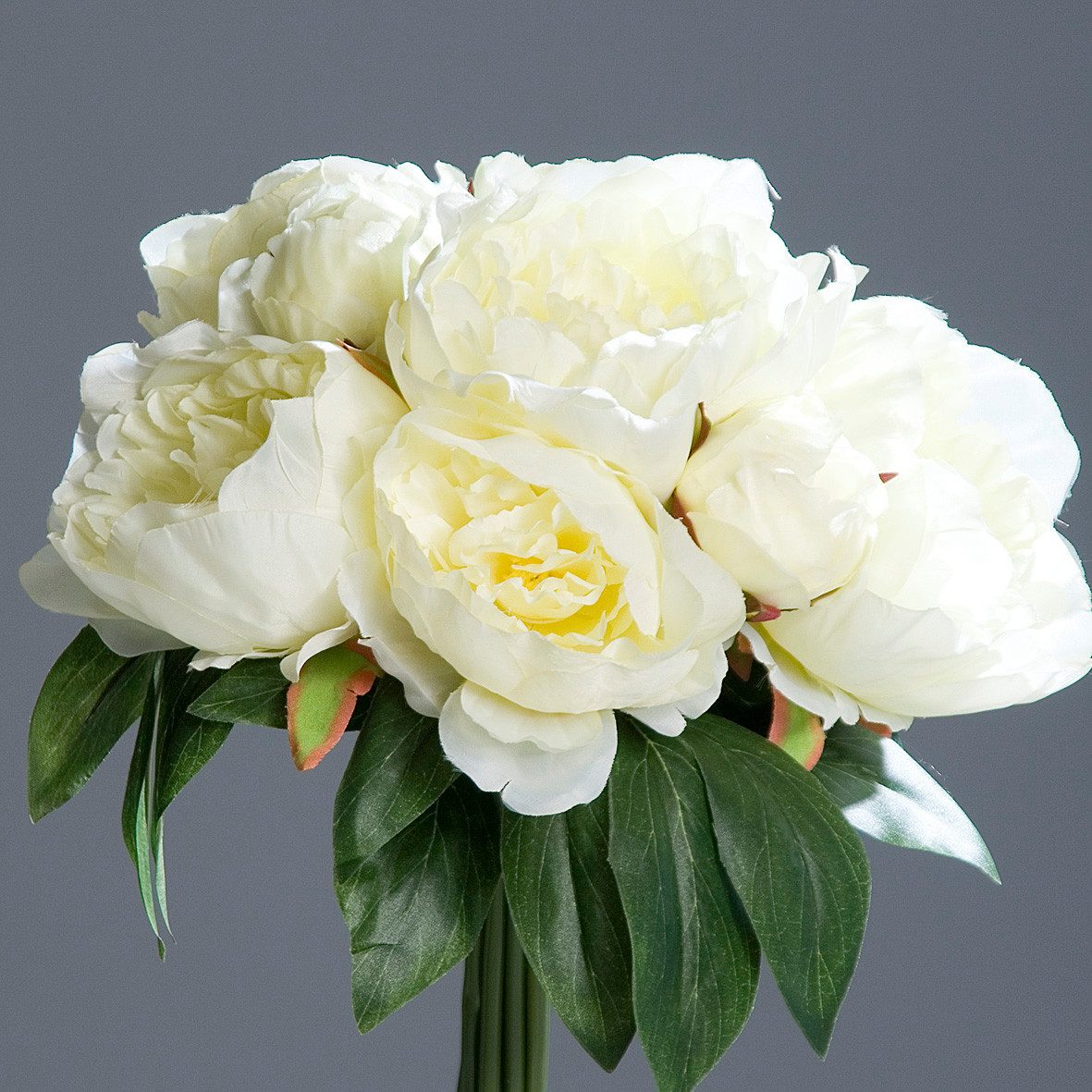 Kunstblumenstrauß Pfingstrosenbouquet 35cm Päonie, mucPlants, Kunstblumen günstig online kaufen