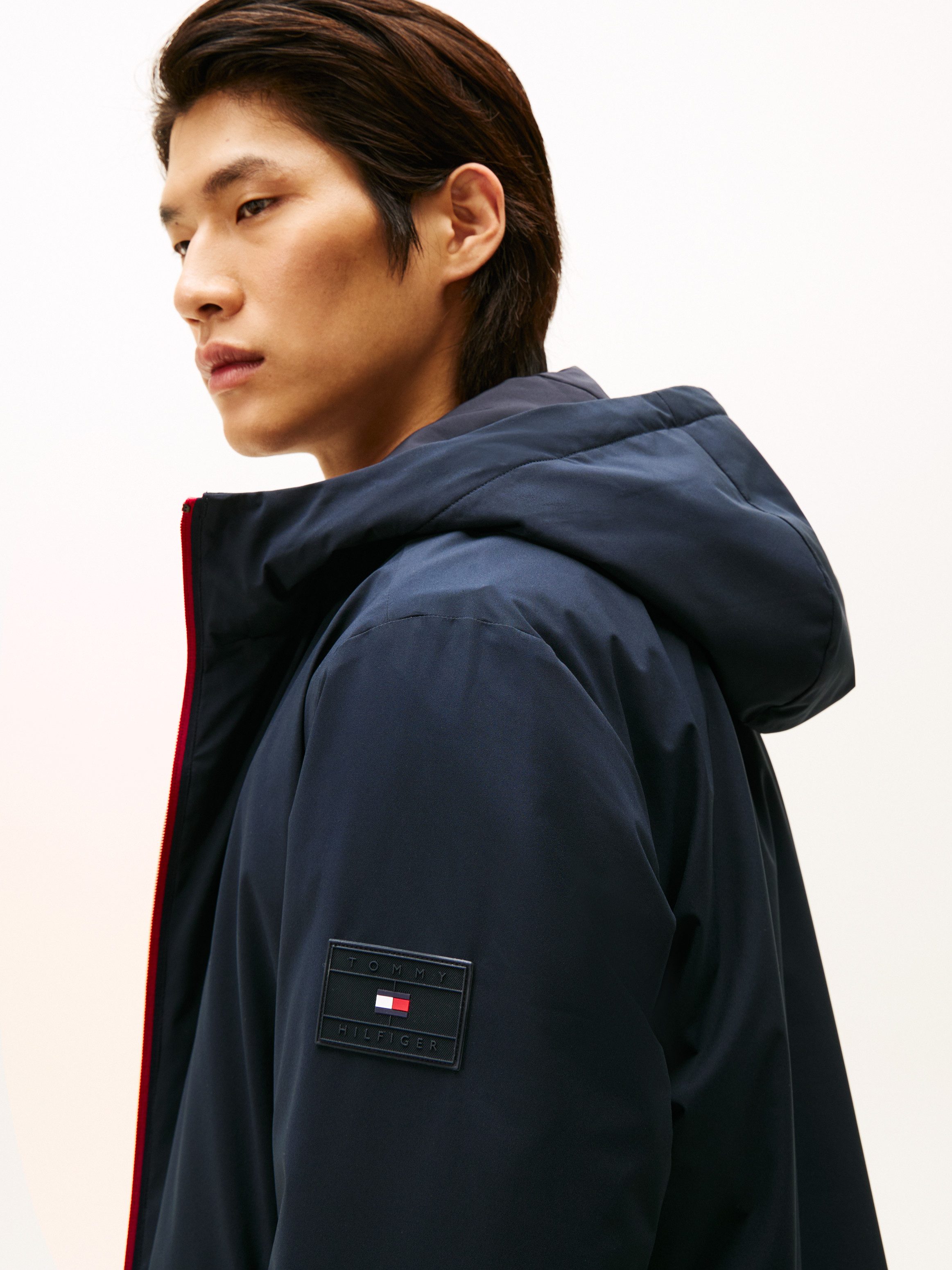 Tommy Hilfiger Funktionsjacke HOODED JACKET Kapuzenjacke Freizeitjacke Übergangsjacke Funktionsjacke