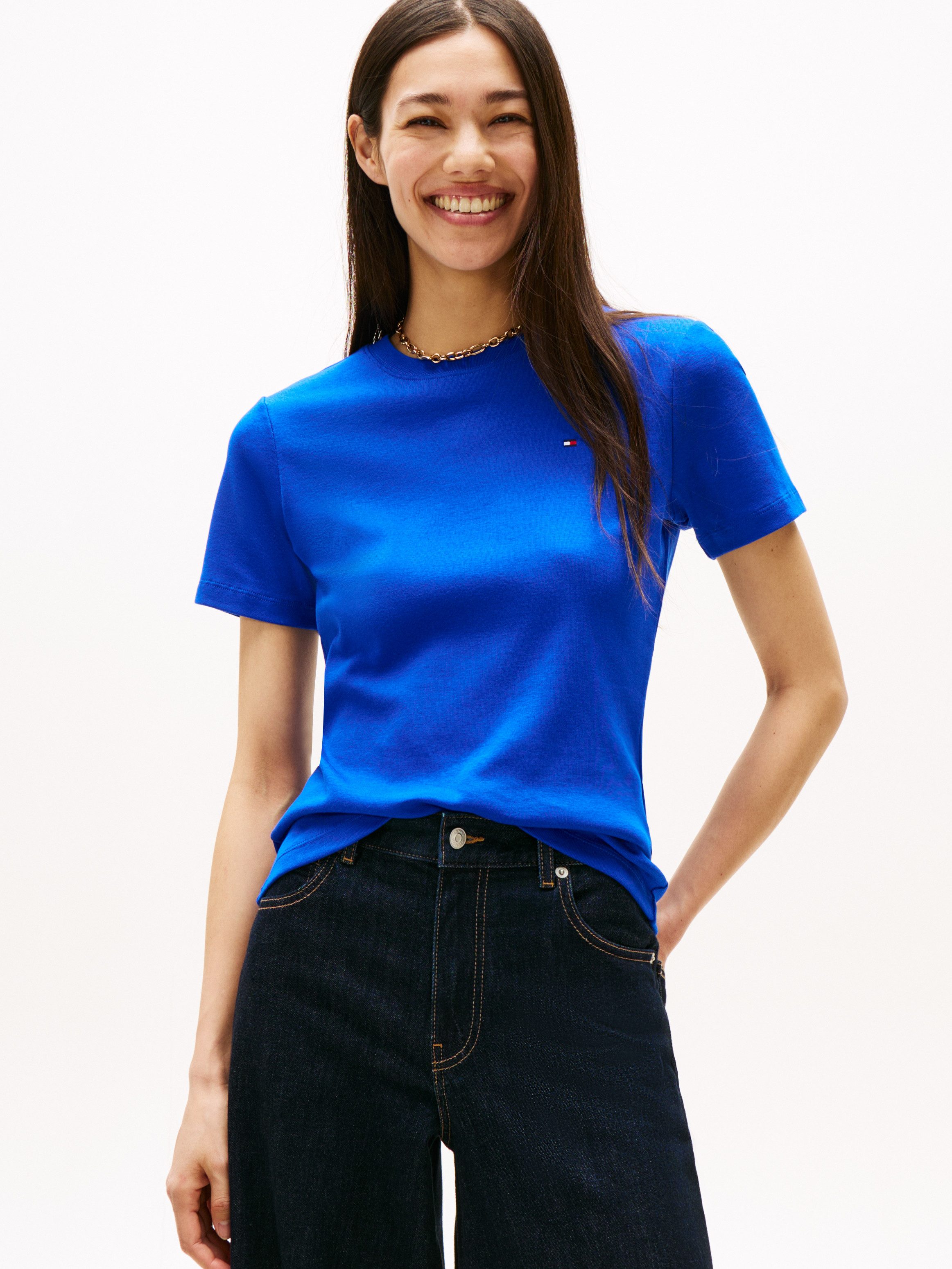 Tommy Hilfiger T-Shirt SLIM CODY C-NK SS Baumwolle, slim fit günstig online kaufen