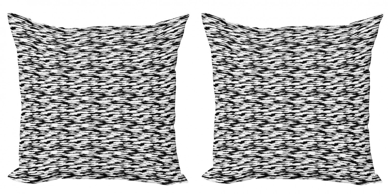 Kissenbezüge Modern Accent Doppelseitiger Digitaldruck, Abakuhaus (2 Stück), Retro Mutige Muster-Grafik