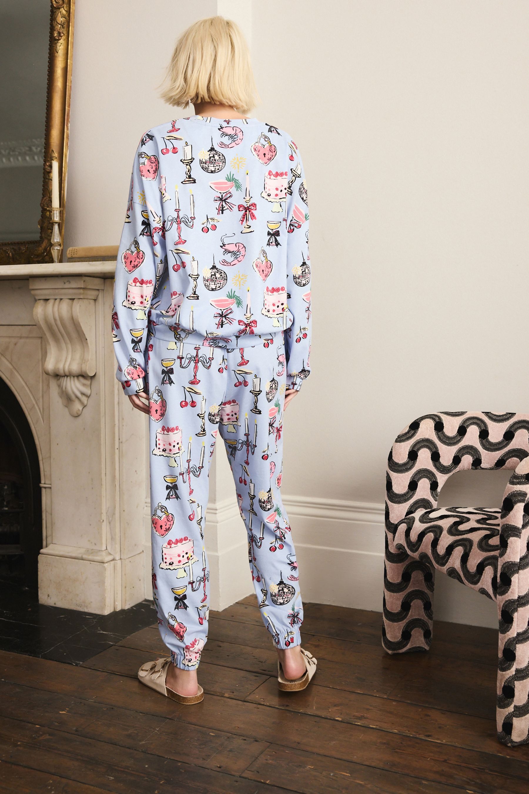 Next Pyjama Langärmeliger Pyjama (2 tlg) günstig online kaufen