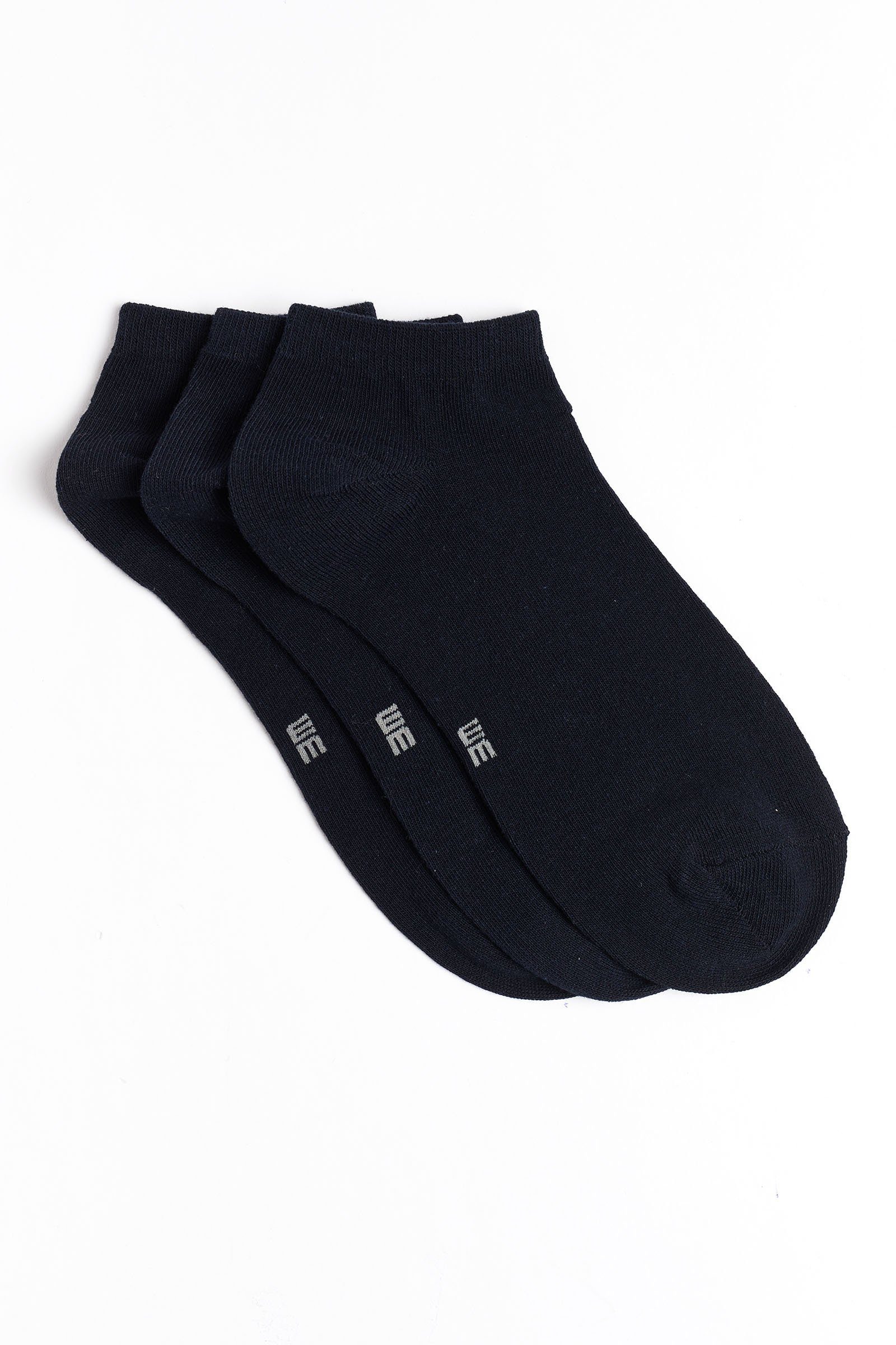 WE Fashion Basicsocken (3-Paar) Dunkelblau