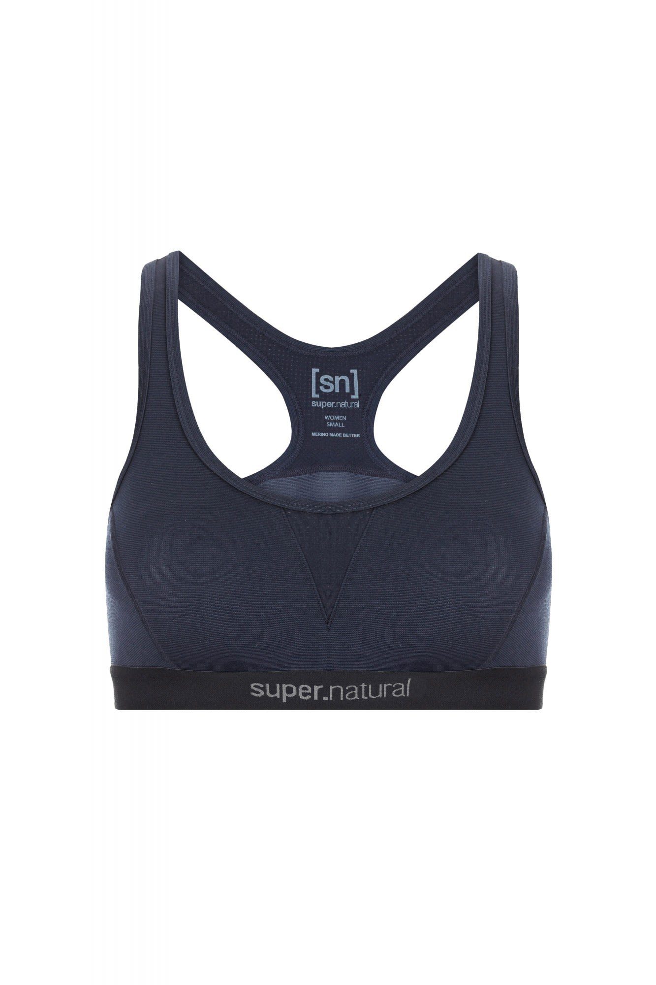 SUPER.NATURAL Sport-BH Super.natural W Semplice Bra 220 Damen Sport-BH Navy Blazer