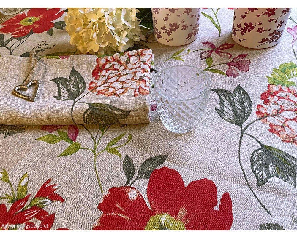 ERIKA Kissenhülle (1 Blumenmuster Textil & HOME cm, Stück) Kissenbezüge 45x45 matches21 bunt HOBBY