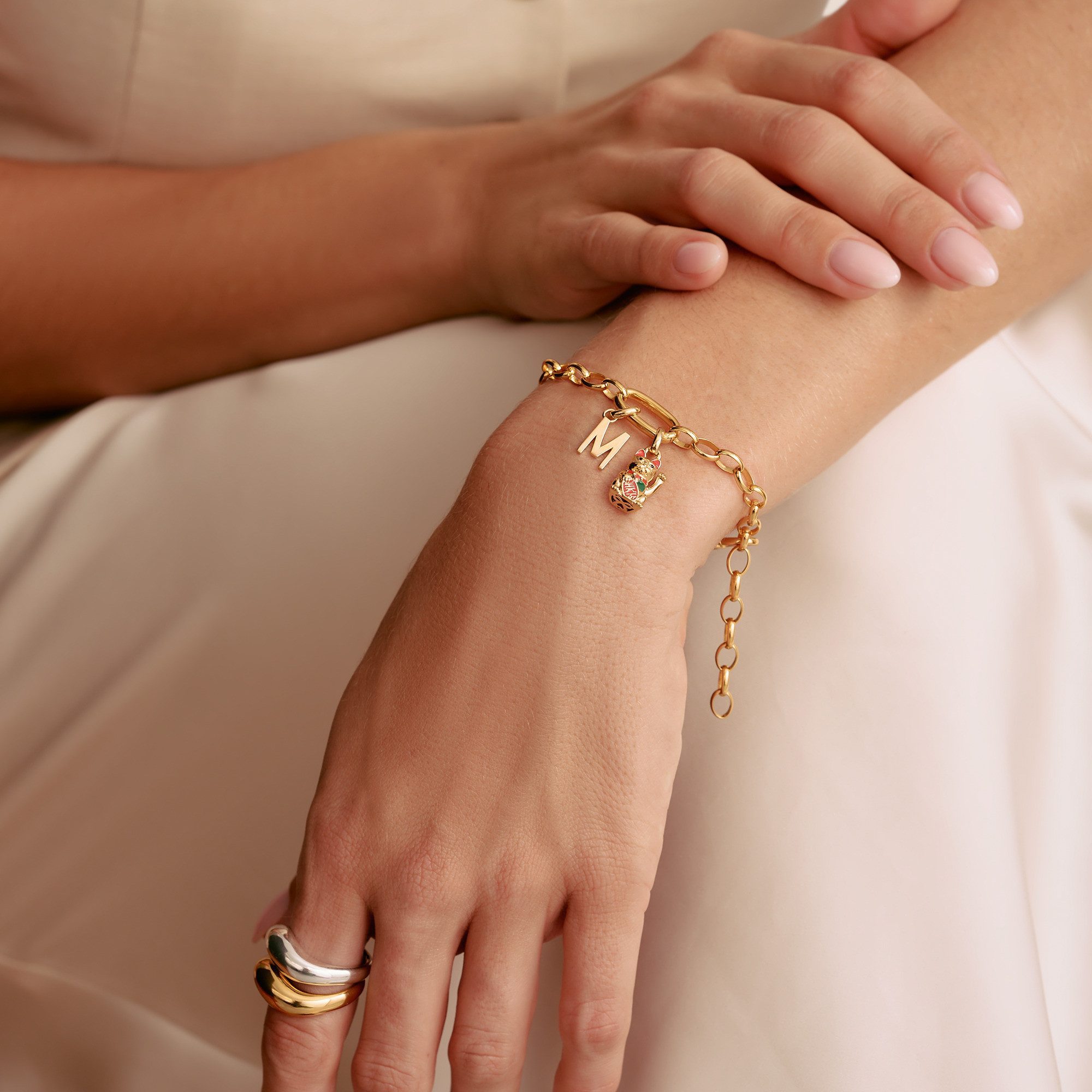 THOMAS SABO Charm-Armband Charm Club Connect: mit einem Connect Link