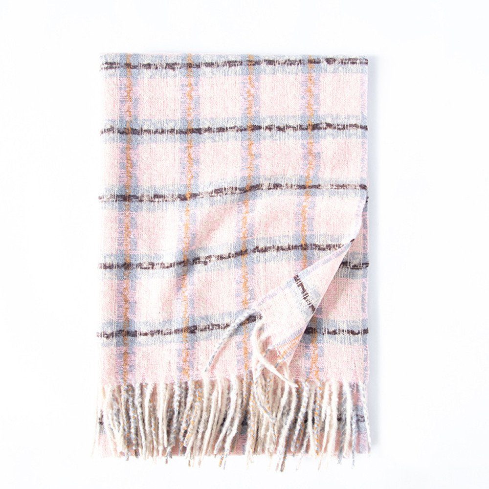 XDeer Wollschal Damen Schal,kuschelweich Karo,Winter Schal günstig online kaufen