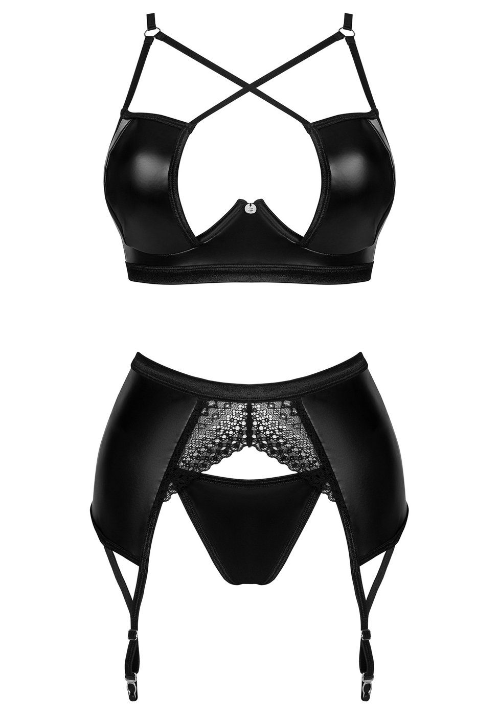 Orchibelle Dessous-Set Transparent - Verführerischer BH Und String