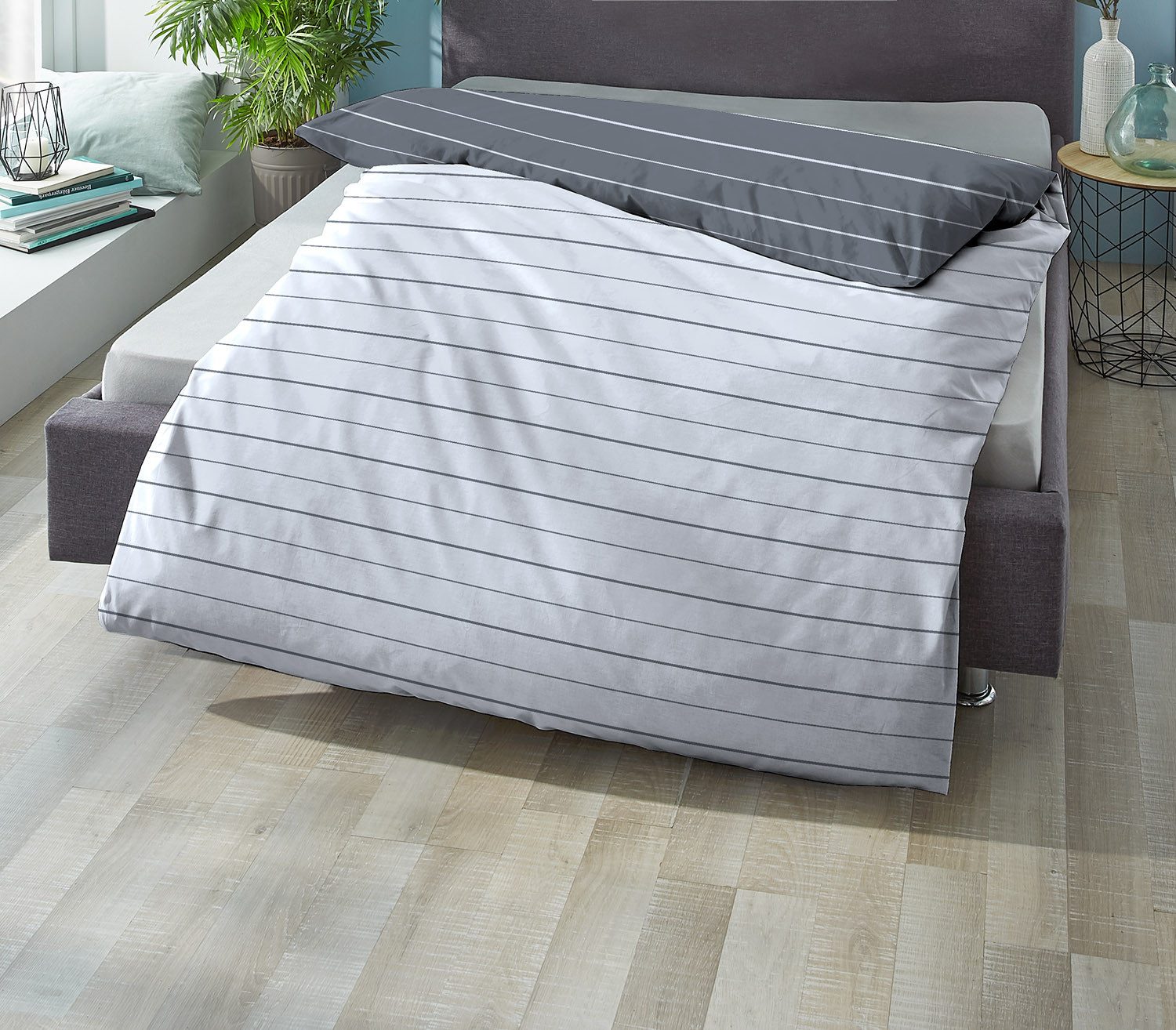 Biberna Bettwäsche biberna 0636044 Mako-Satin Bettwäsche günstig online kaufen