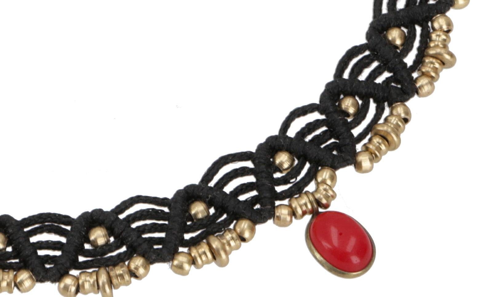 Guru-Shop Perlenkette Makramee Kette Perle, Hippie günstig online kaufen