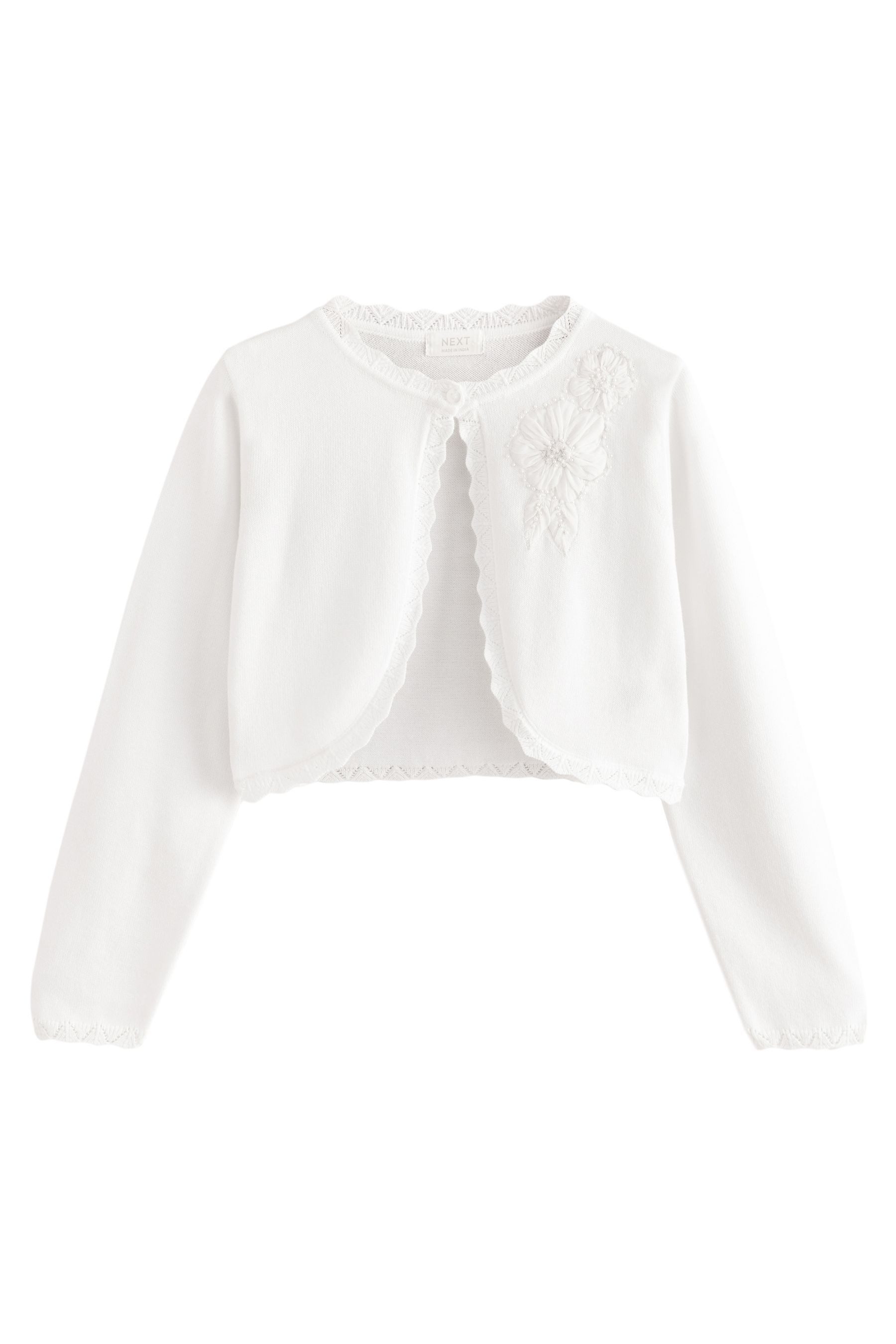 Next Strickjacke Eleganter Shrug mit Zierdetails günstig online kaufen