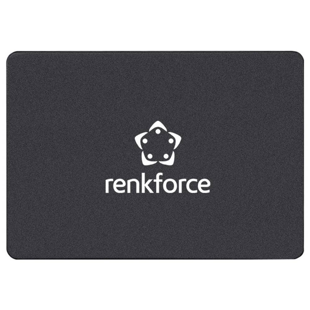 Renkforce 500 GB Interne SATA SSD 6.35 cm (2.5 Zoll) SATA III RF-7558470 SSHD-Hybrid-Festplatte (500 GB), 3D NAND, TRIM-Unterstützung, S.M.A.R.T. Unterstützung