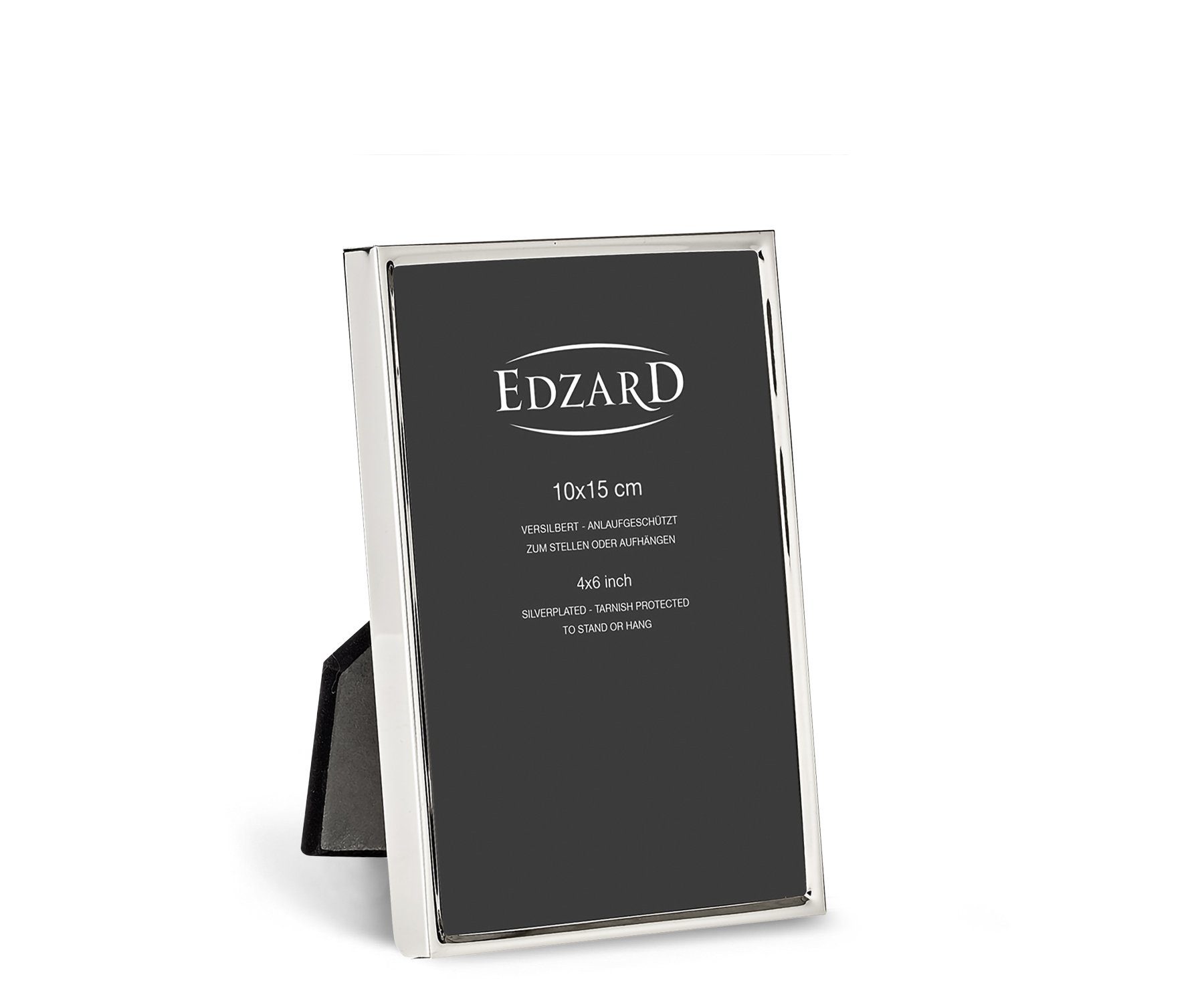 EDZARD Bilderrahmen , versilbert und anlaufgeschützt, für 10x15 cm Foto