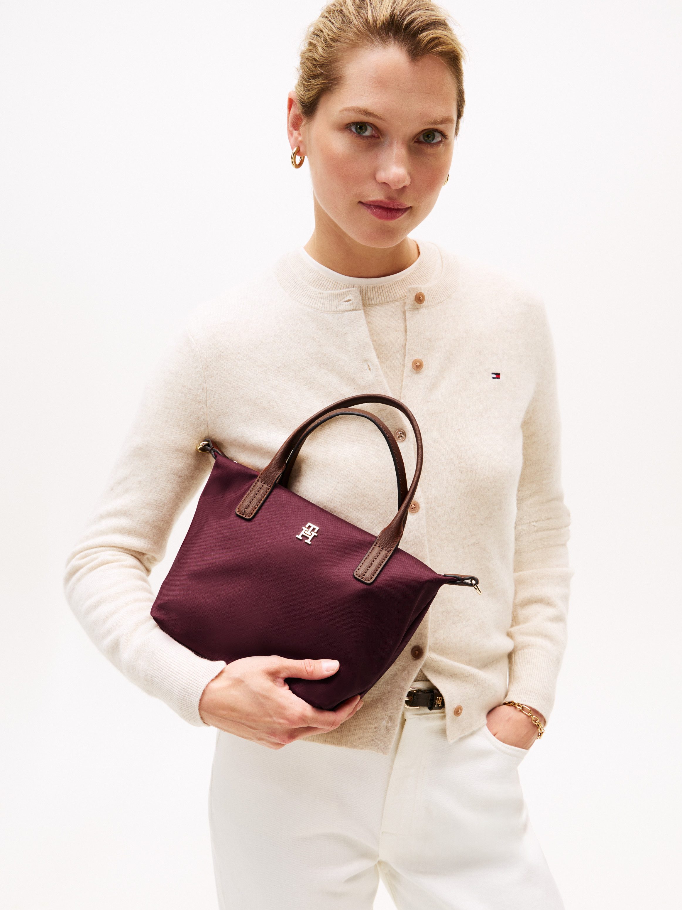 Tommy Hilfiger Tragetasche POPETTE MINI TOTE, Damen Umhängetasche, Minibag günstig online kaufen