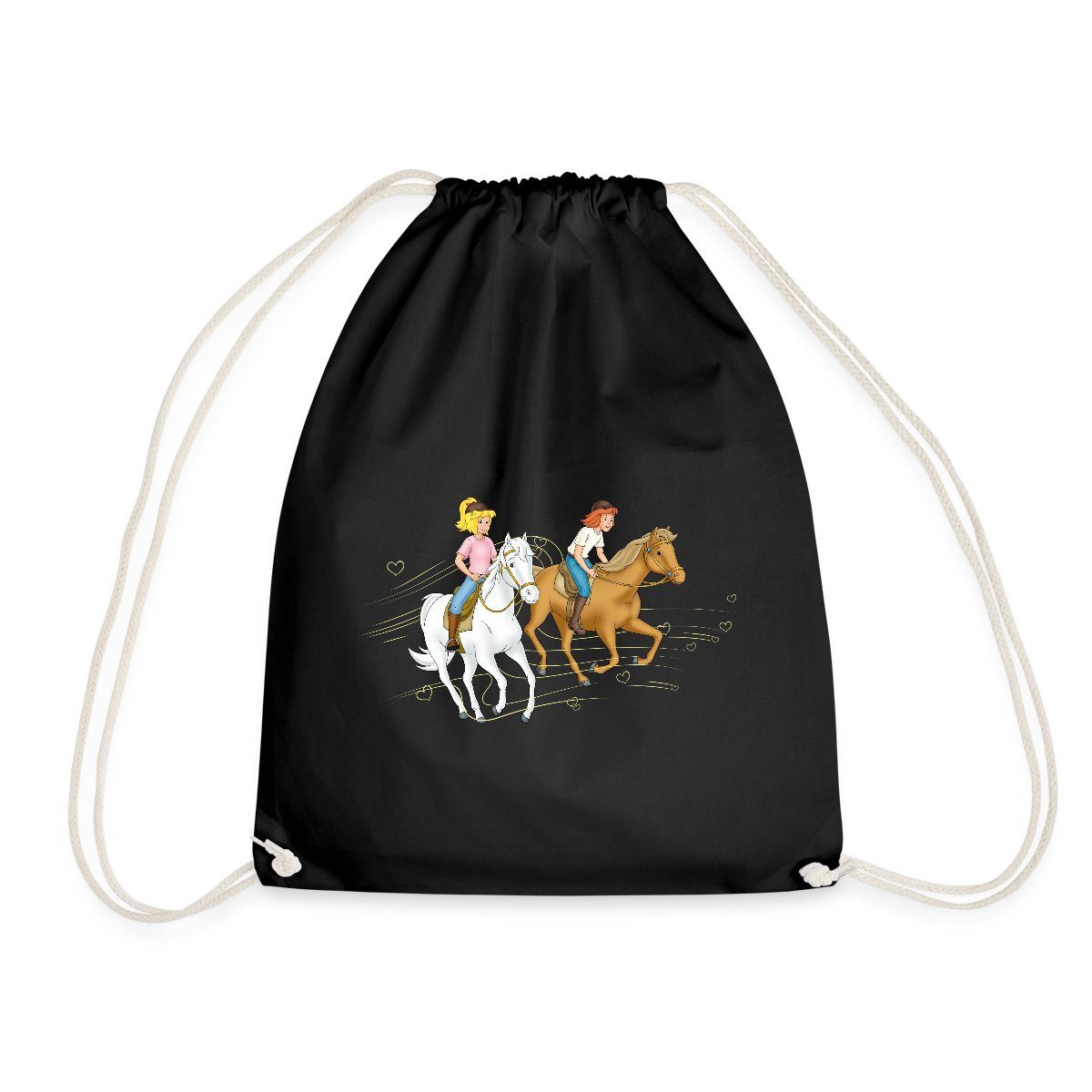 Spreadshirt Turnbeutel Bibi Und Tina Ausritt Mit Amadeus Und Sabrina Turnbeutel (1-tlg)