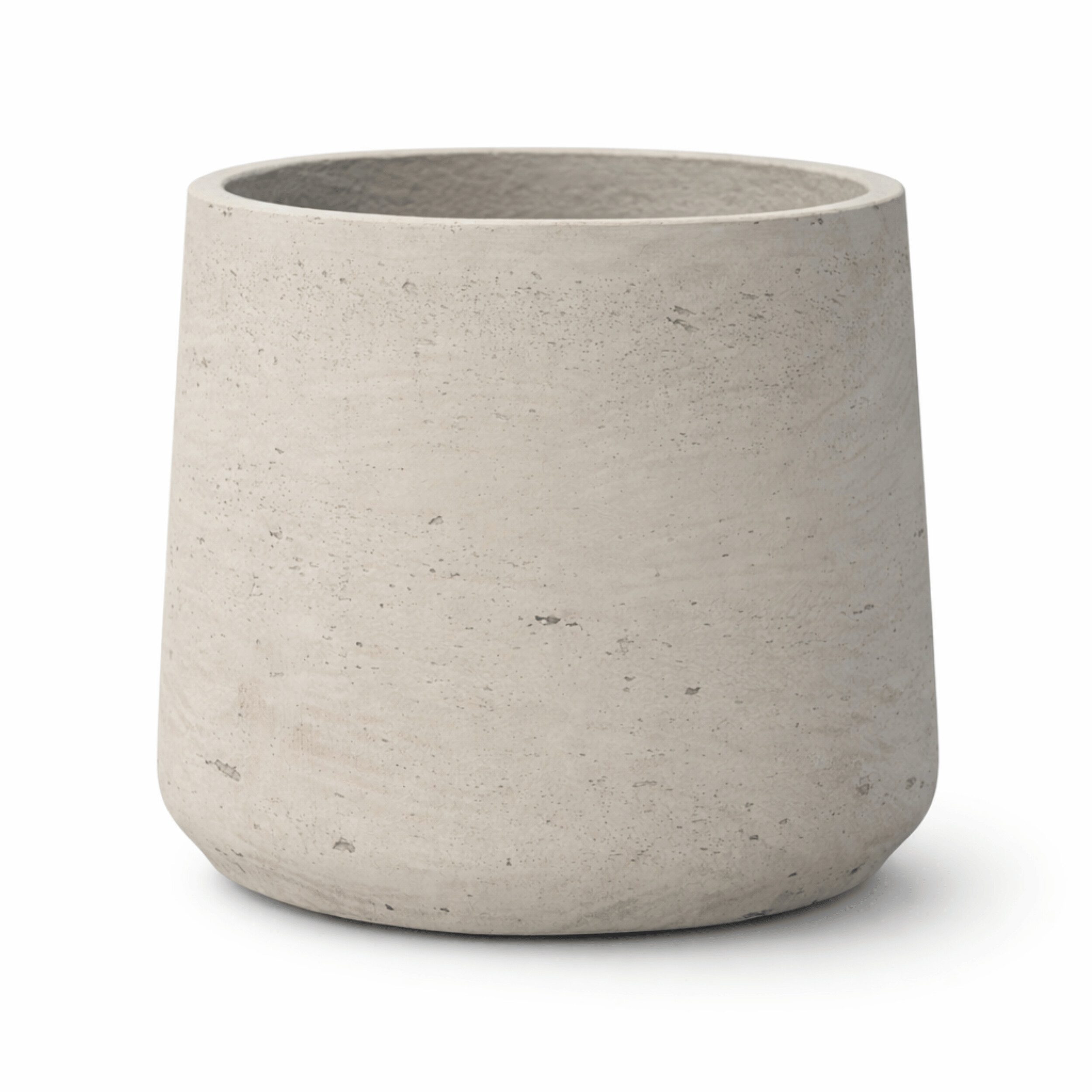 finestgreen Pflanzkübel Patt, Fiberclay Pflanzkübel in Beton-Optik für Innen & Außen