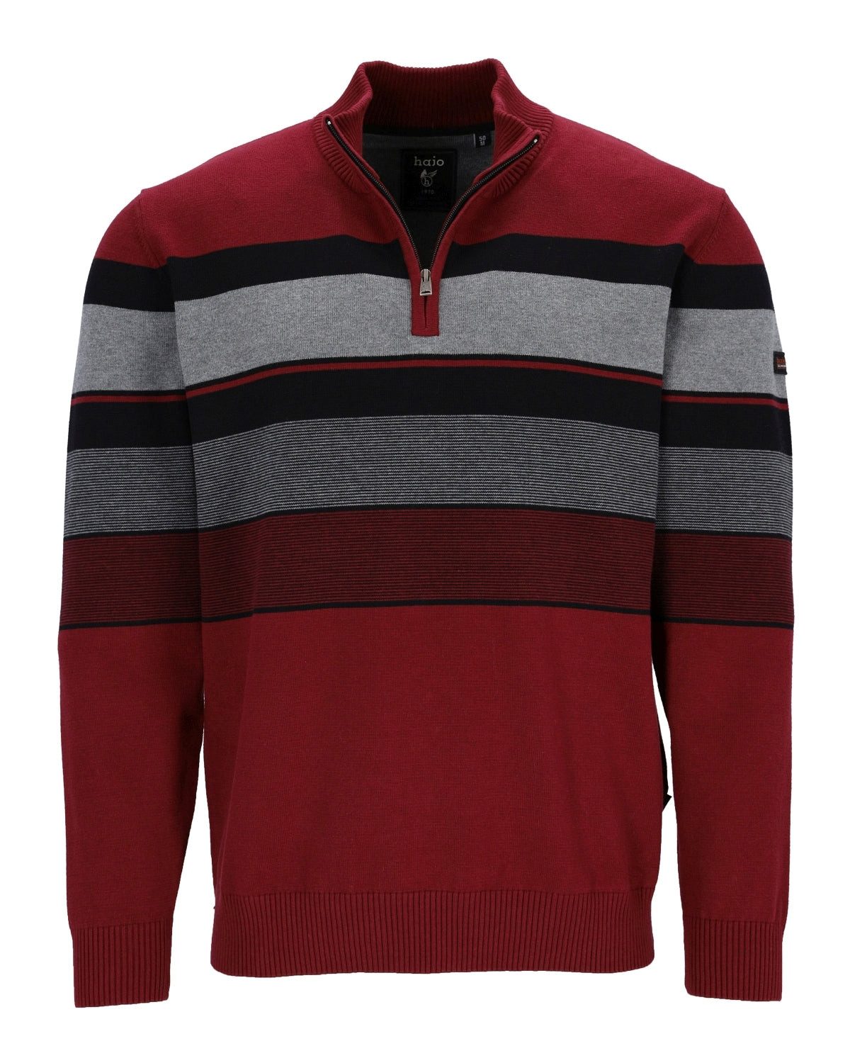 Hajo Strickpullover Pullover mit platziertem Streifenverlauf günstig online kaufen