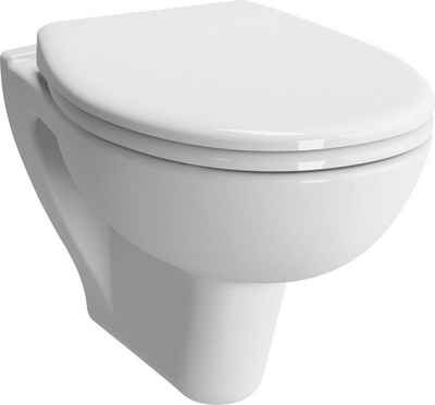 Vitra Tiefspül-WC »VitrA S20«, wandhängend, Abgang waagerecht, Set, inklusive WC-Sitz und Schallschutzset, ohne Spülrand