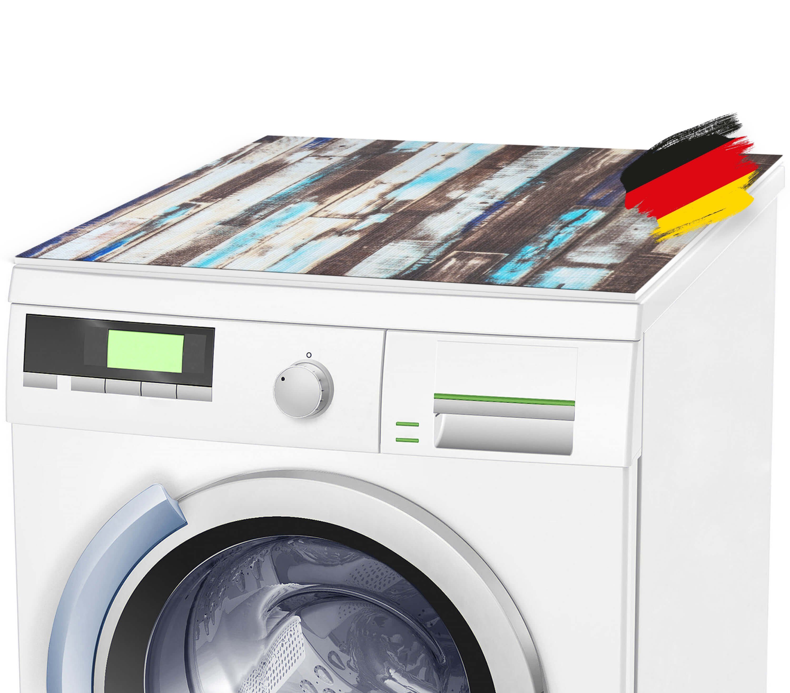 BAUHELD Antirutschmatte Waschmaschine [Made in Germany], 60x60 cm, Waschmaschinenauflage mit Vinyl-Beschichtung, Als Waschmaschinenbezug, Waschmaschinenabdeckung, Auch für Trockner Walkway