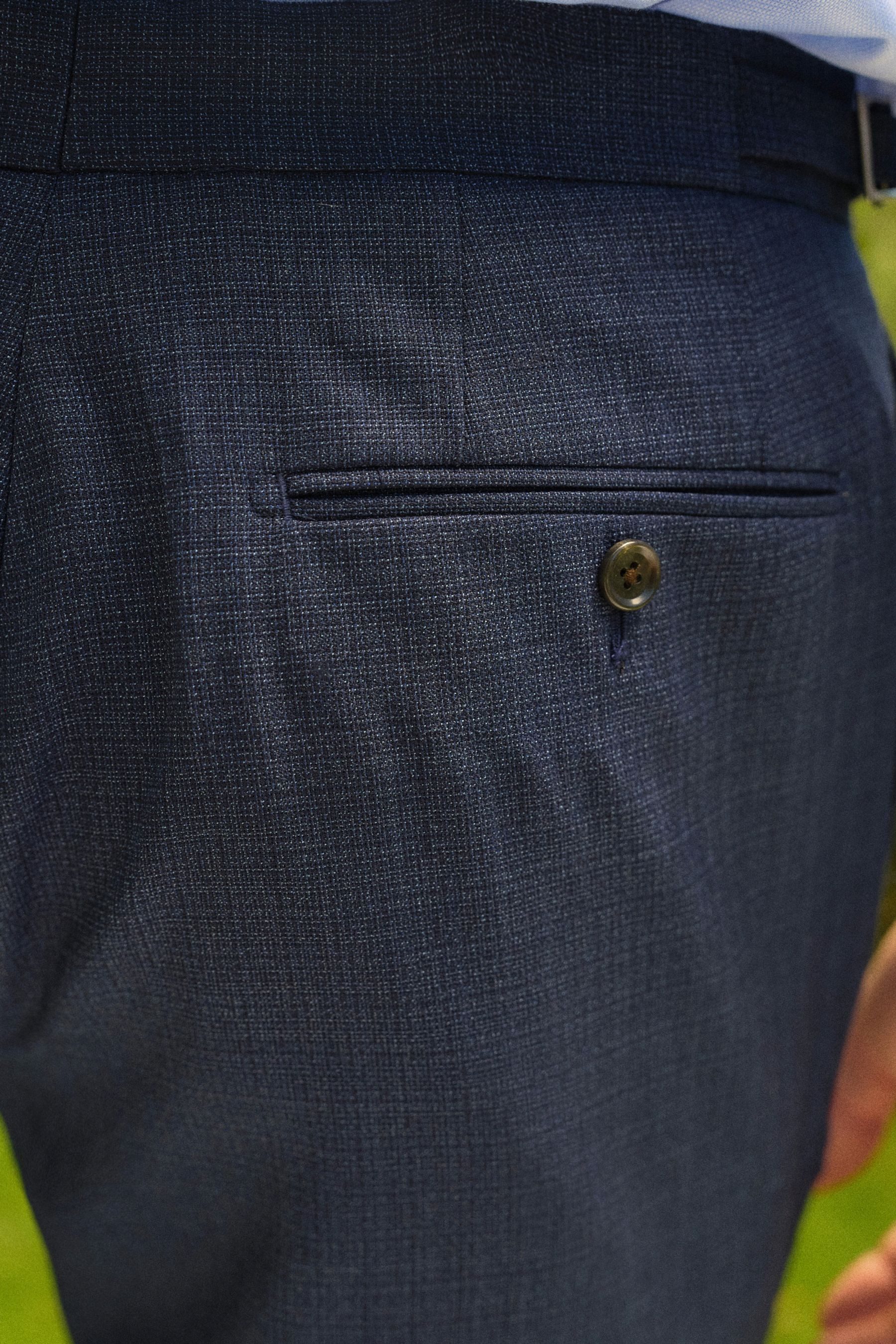 Next Anzughose Slim Fit Anzug mit Struktur: Hose (1-tlg)