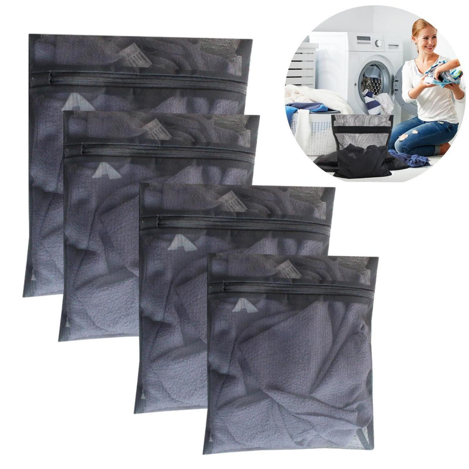 LuxusKollektion Wäschenetz Wäschenetz Set 4tlg. mit Reißverschluss Mesh 3 Größen,(4-St)