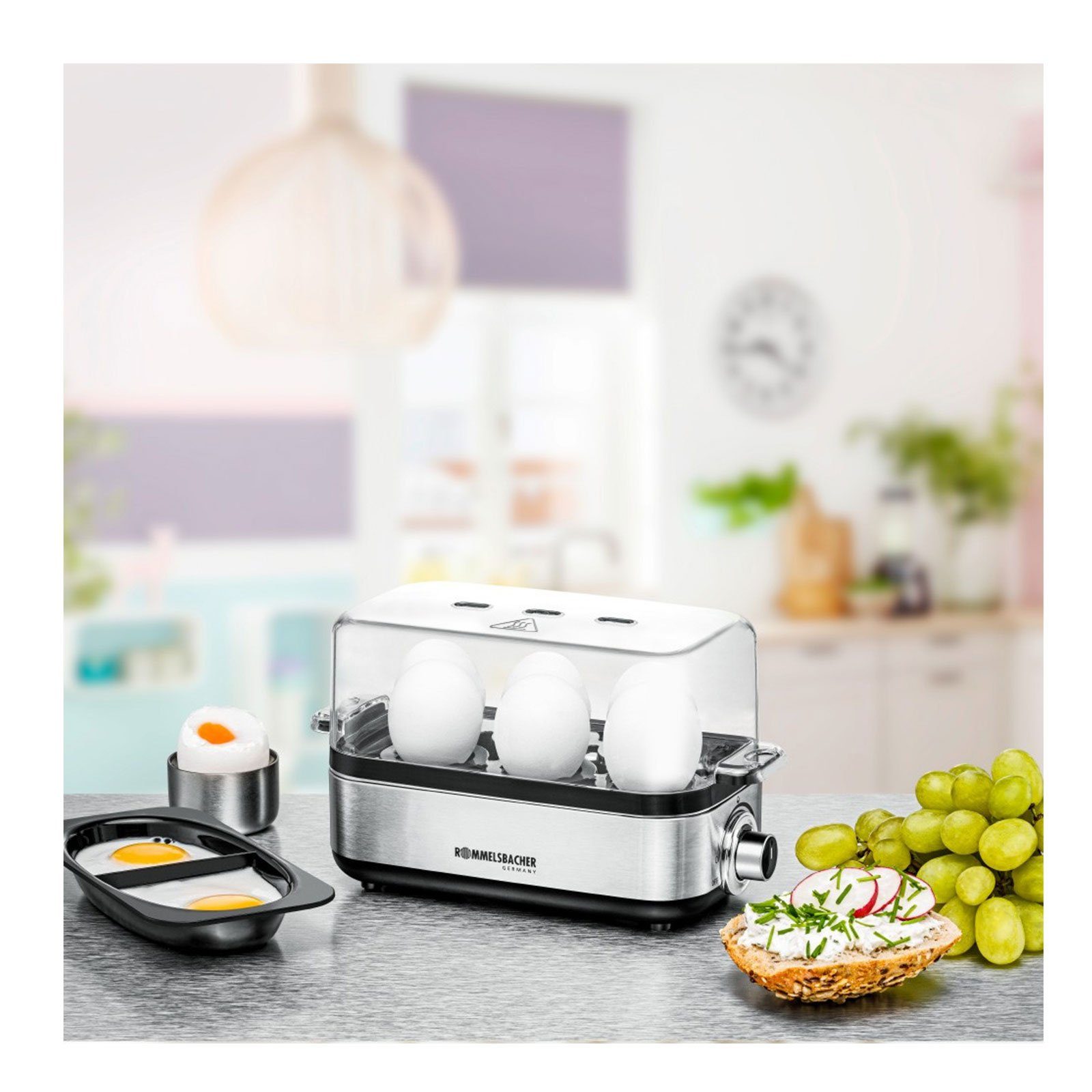 Rommelsbacher Eierkocher ER 600 Eierkocher, 400 W