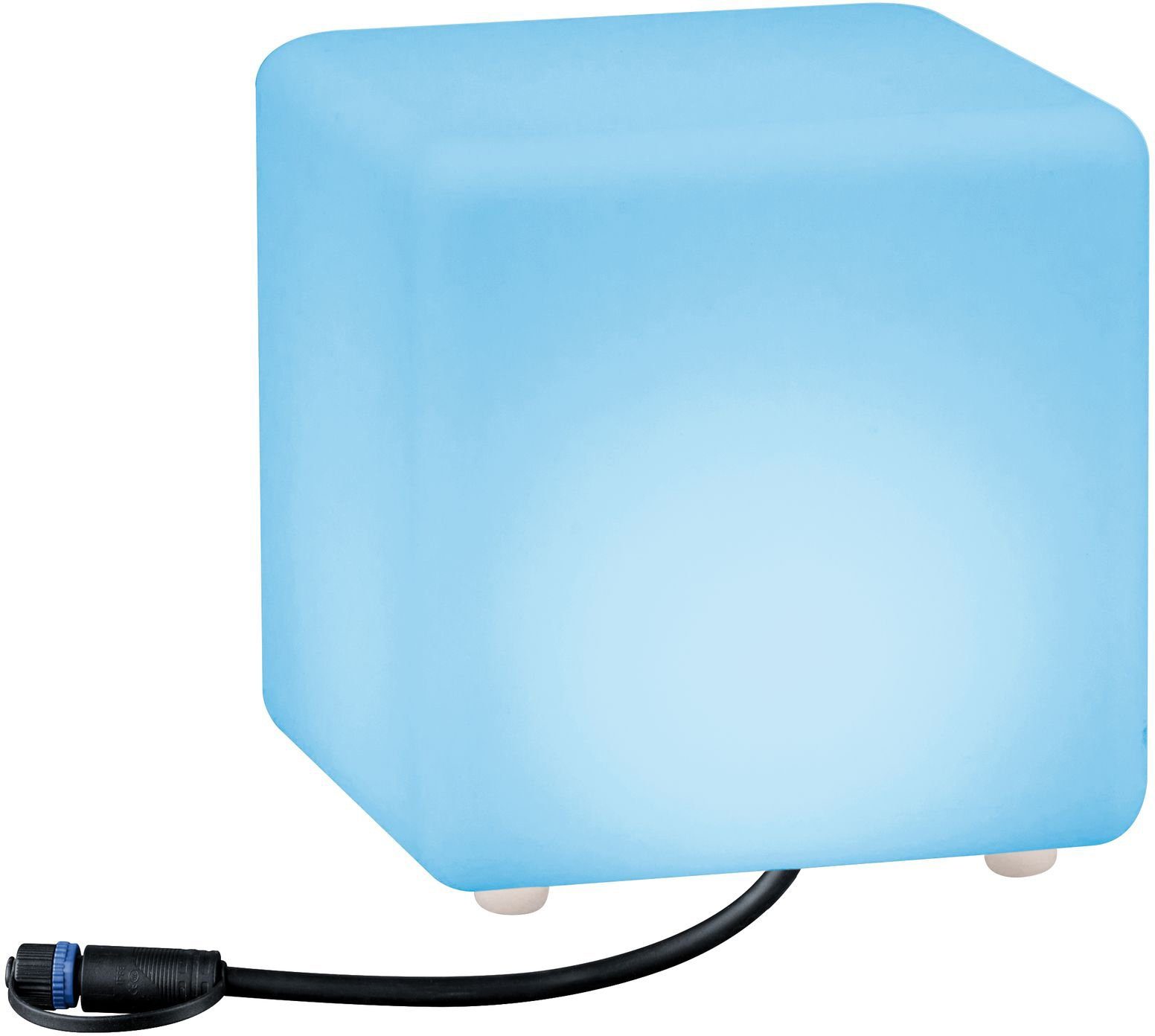 Warmweiß, & fest IP67 Würfel LED LED integriert, Plug & Shine, 24V ZigBee RGBW Paulmann Plug Shine,
