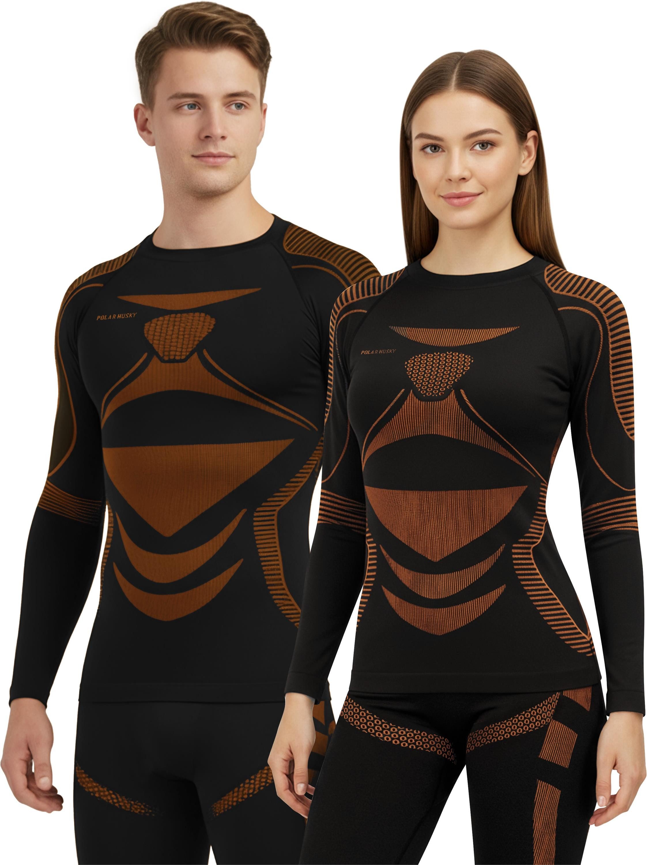 Polar Husky Funktionsunterhemd Sport-Funktionsunterhemd Extreme Active Wear schnelltrocknende und elastische Thermounterwäsche