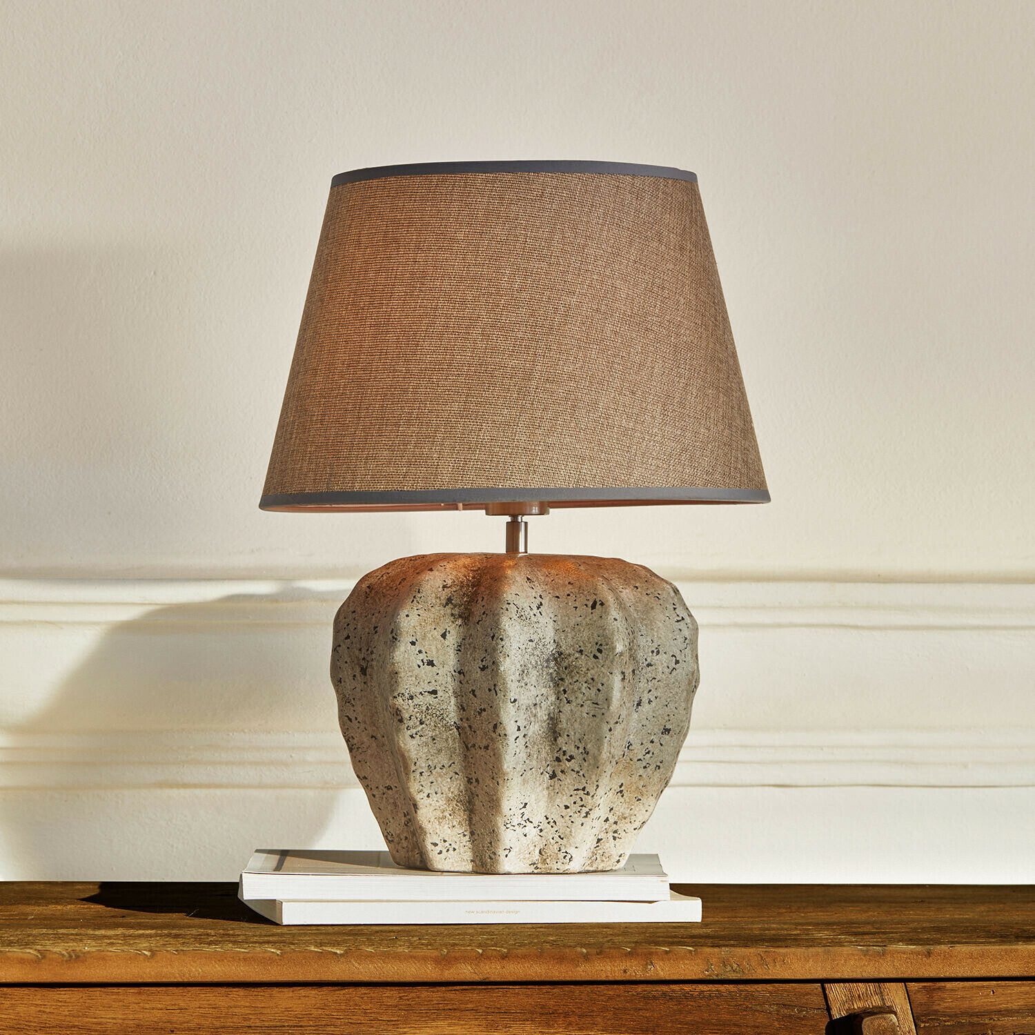 Mirabeau Tischleuchte Tischlampe Émbrisse grau