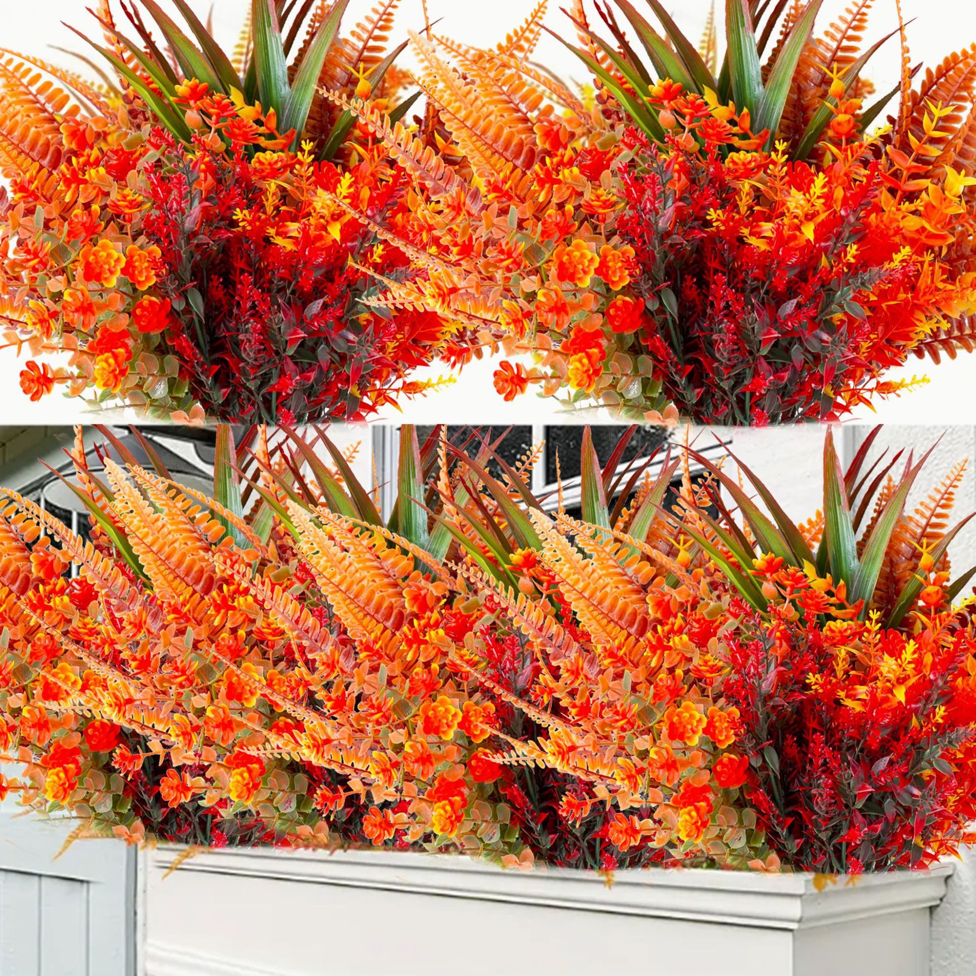 Kunstblumenstrauß 9 Bündel Künstliche Herbstblumen Künstlich Herbststrauß K günstig online kaufen