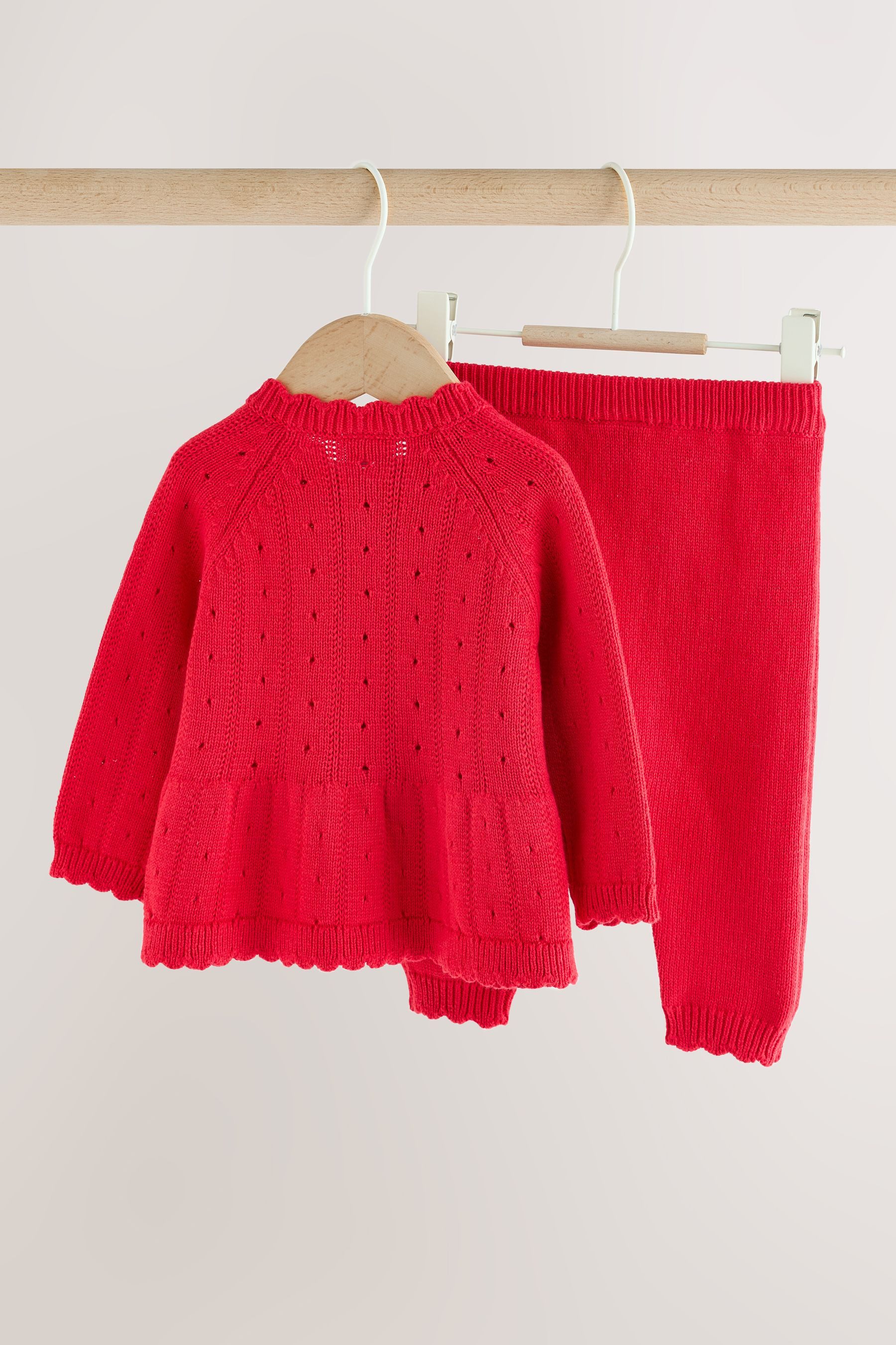 Next Cardigan 2-teiliges Set mit Baby-Strickjacke und Leggings (2-tlg) – Bild 5 von 5
