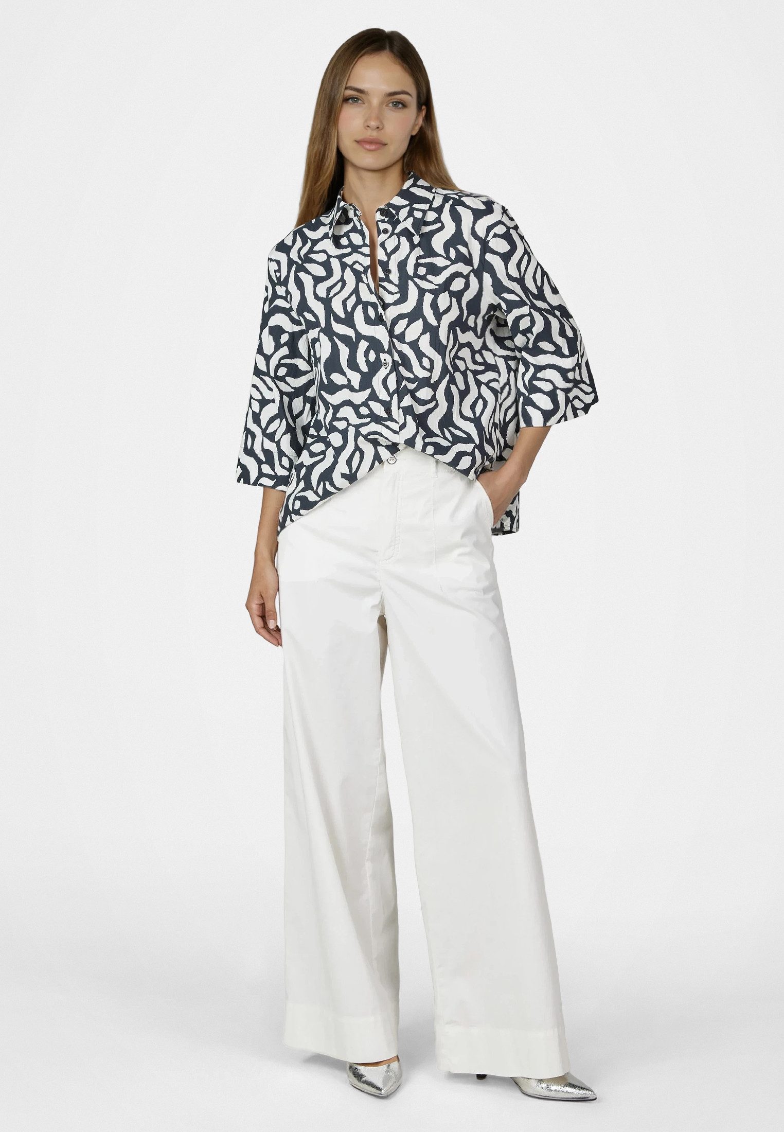 MARC AUREL Druckbluse mit Print