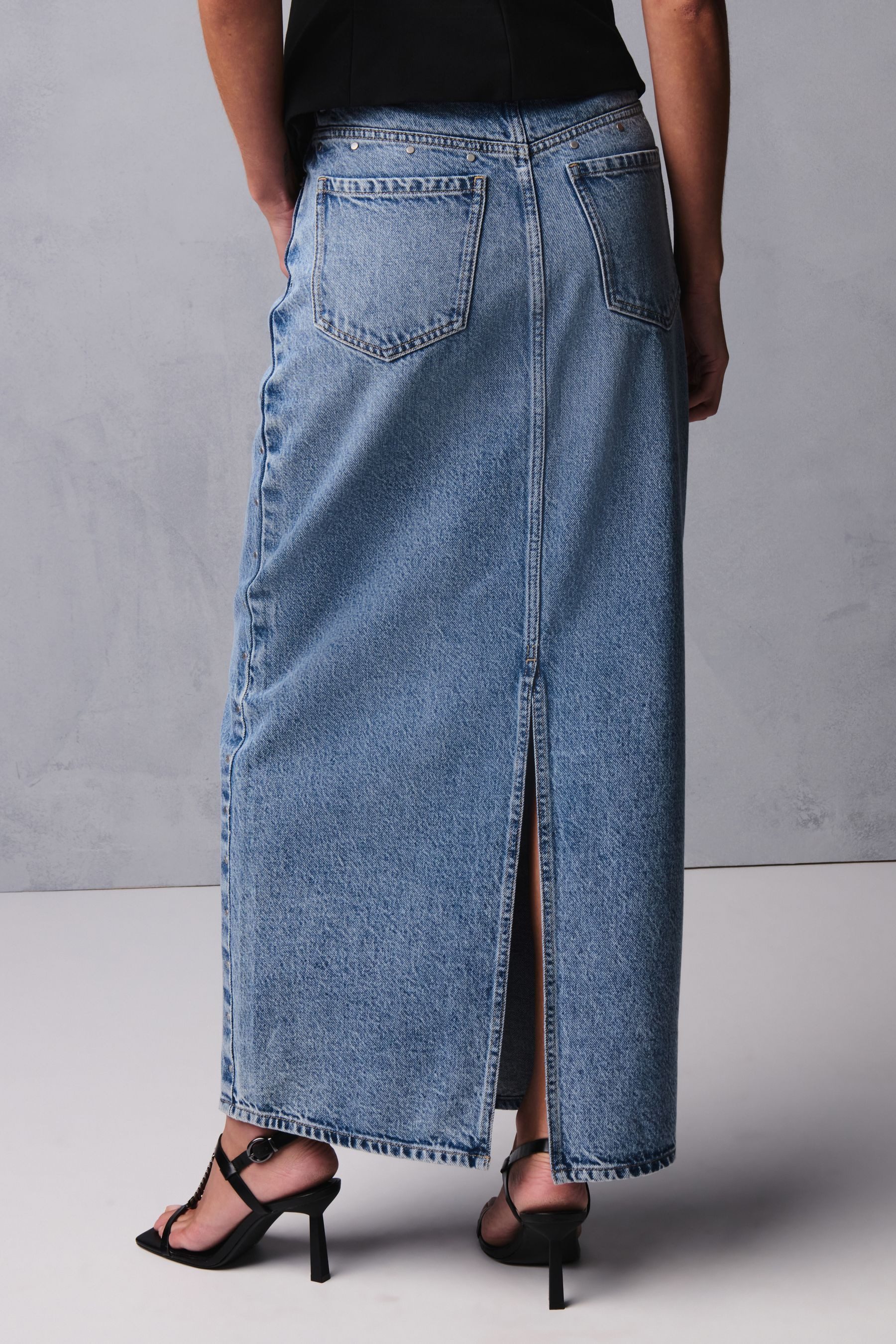 Next Jeansrock Denim-Maxirock (1-tlg) günstig online kaufen