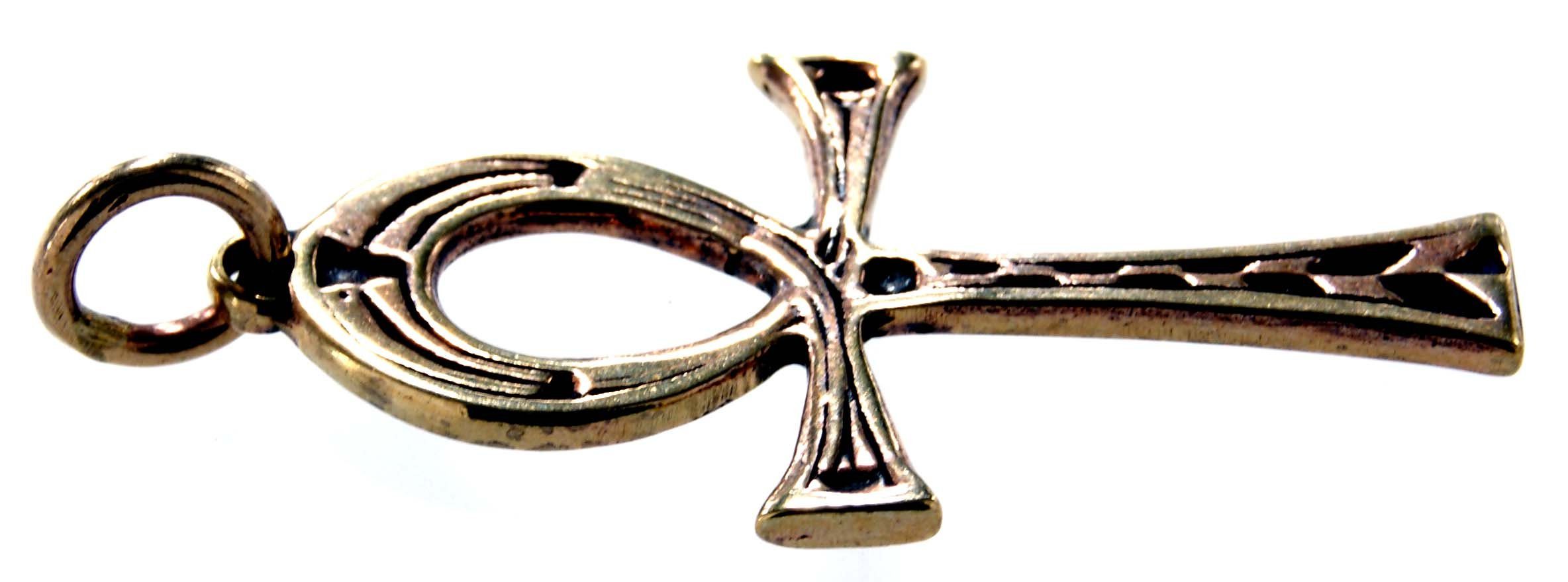 of Leather Bronze Kettenanhänger Anch Kreuz Kiss Ägyptischeskreuz Koptisch Ägypten Ankh