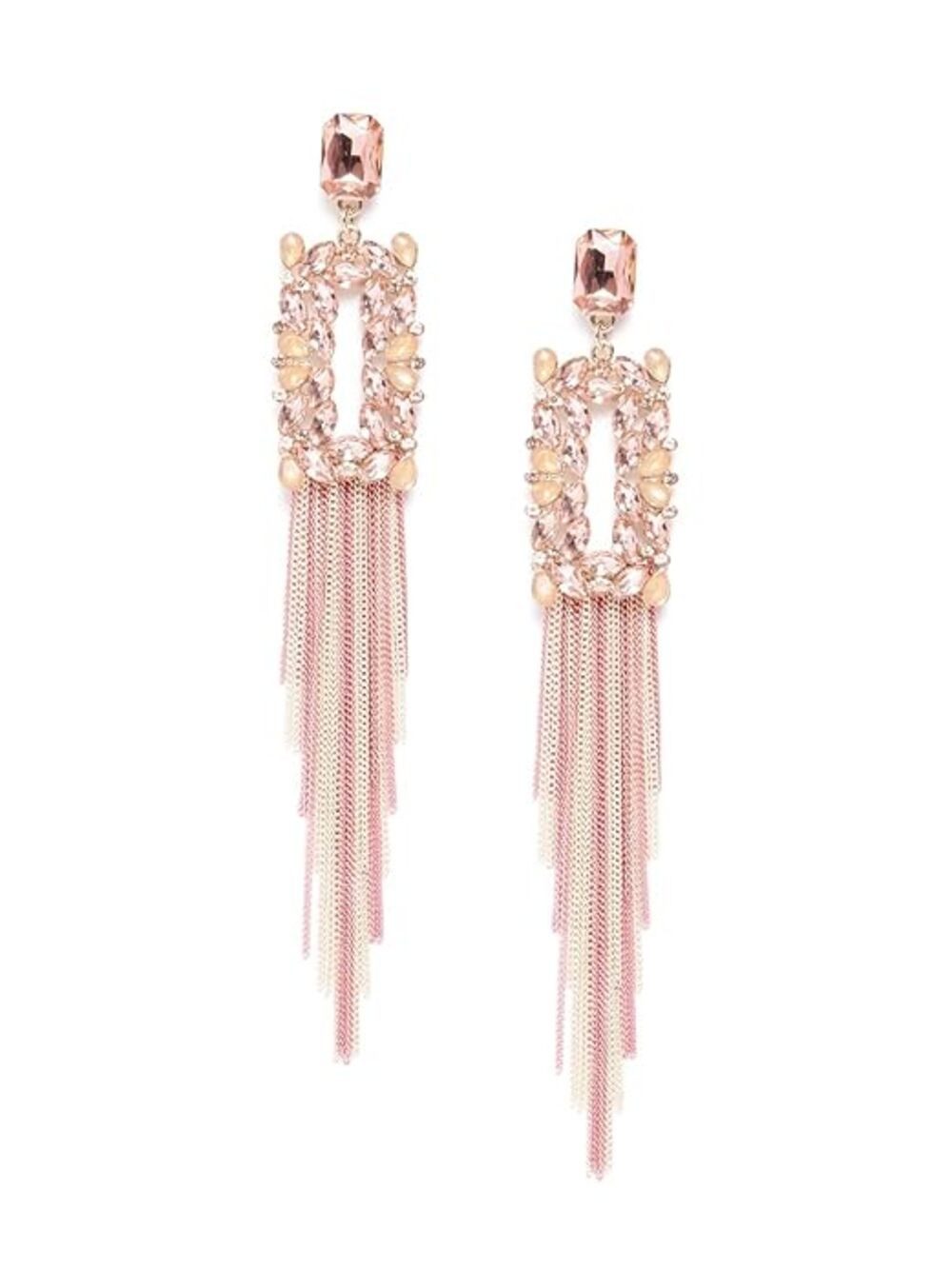 YouBella Ohrhänger-Set Schmuck Ohrringe Kristall Quaste günstig online kaufen