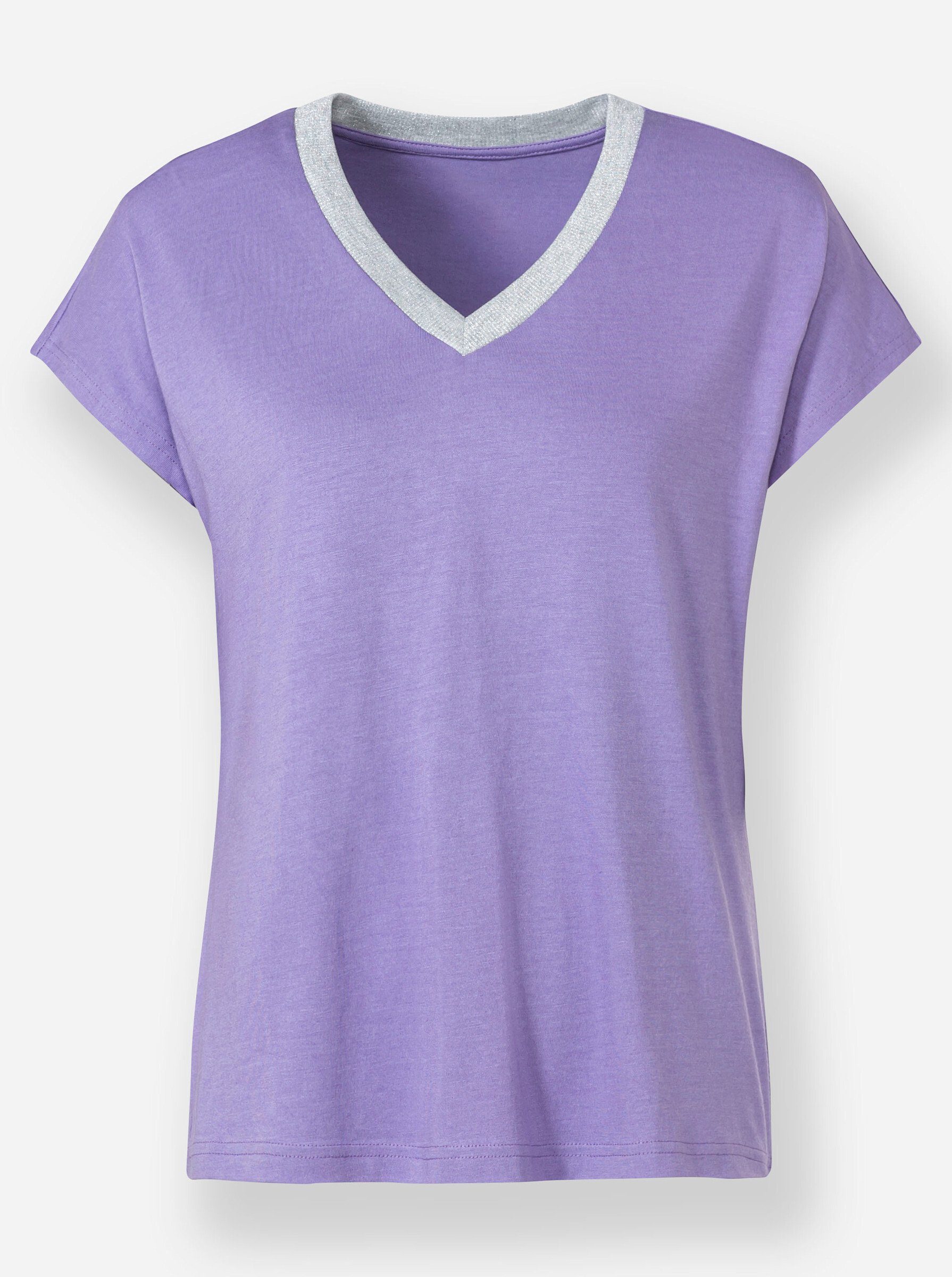 T-Shirt heine lavendel