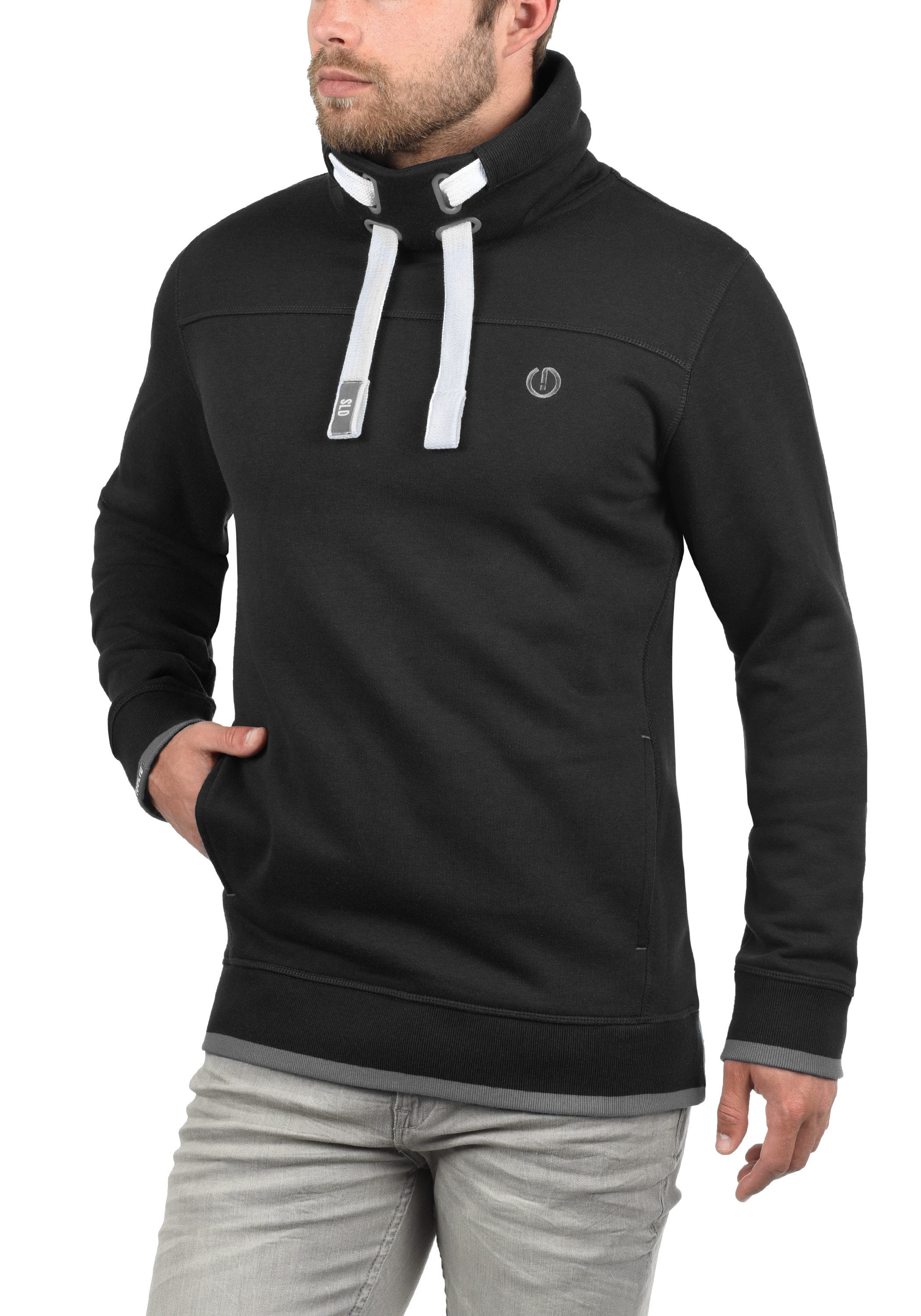!Solid Stehkragenpullover SDBenjamin Tube Sweatpullover mit weicher Fleece günstig online kaufen