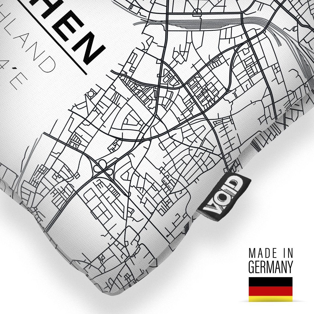Oktoberfest Bayern Reise Stadtkarte München Kissenbezug, Stadtplan Stück), VOID Urlaub Karte (1