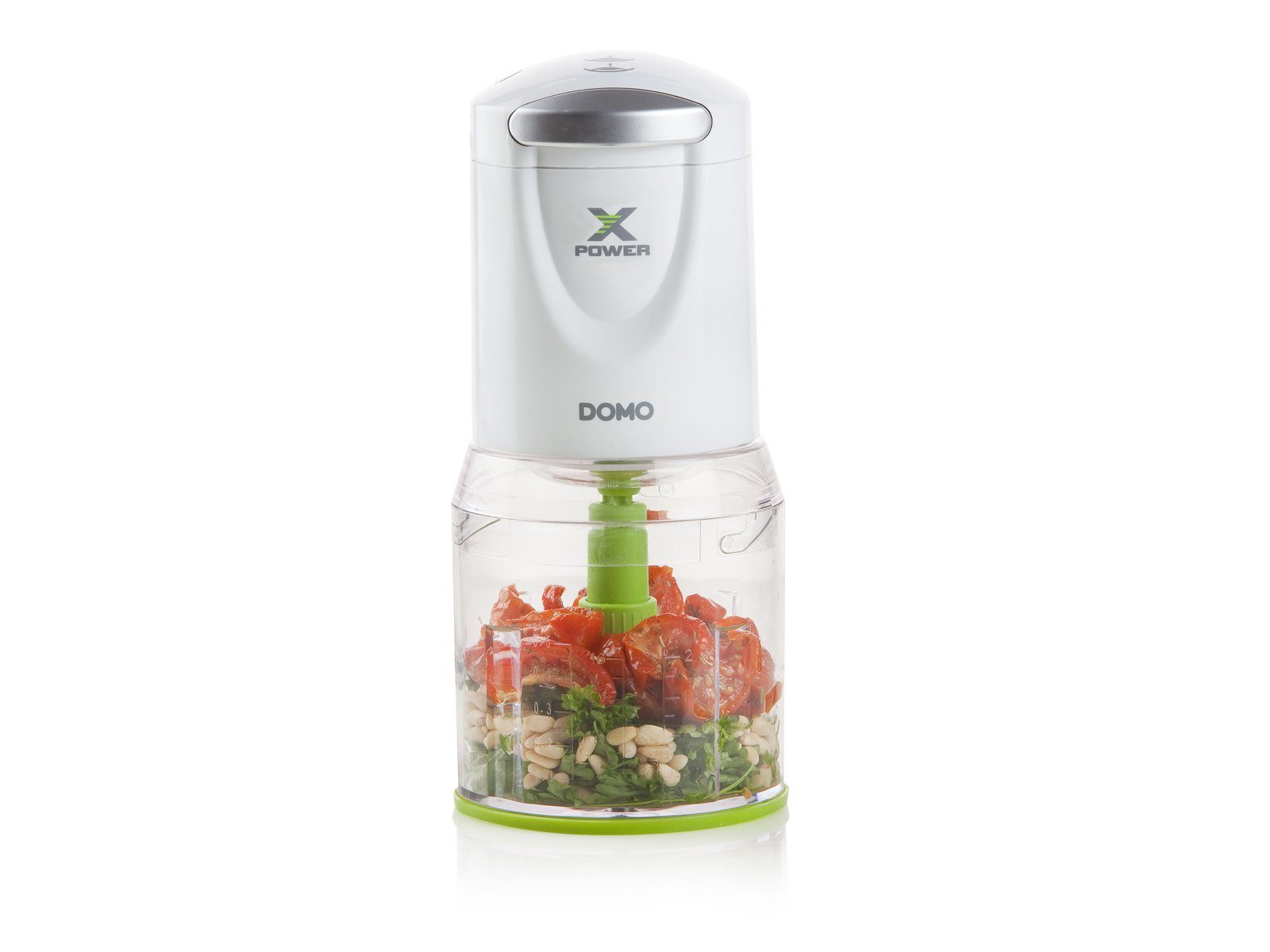 Domo Zerkleinerer, 400 W, Elektrischer Food Chop-per Mehrzweck Zwiebel Gemüse-Schneider Mixer