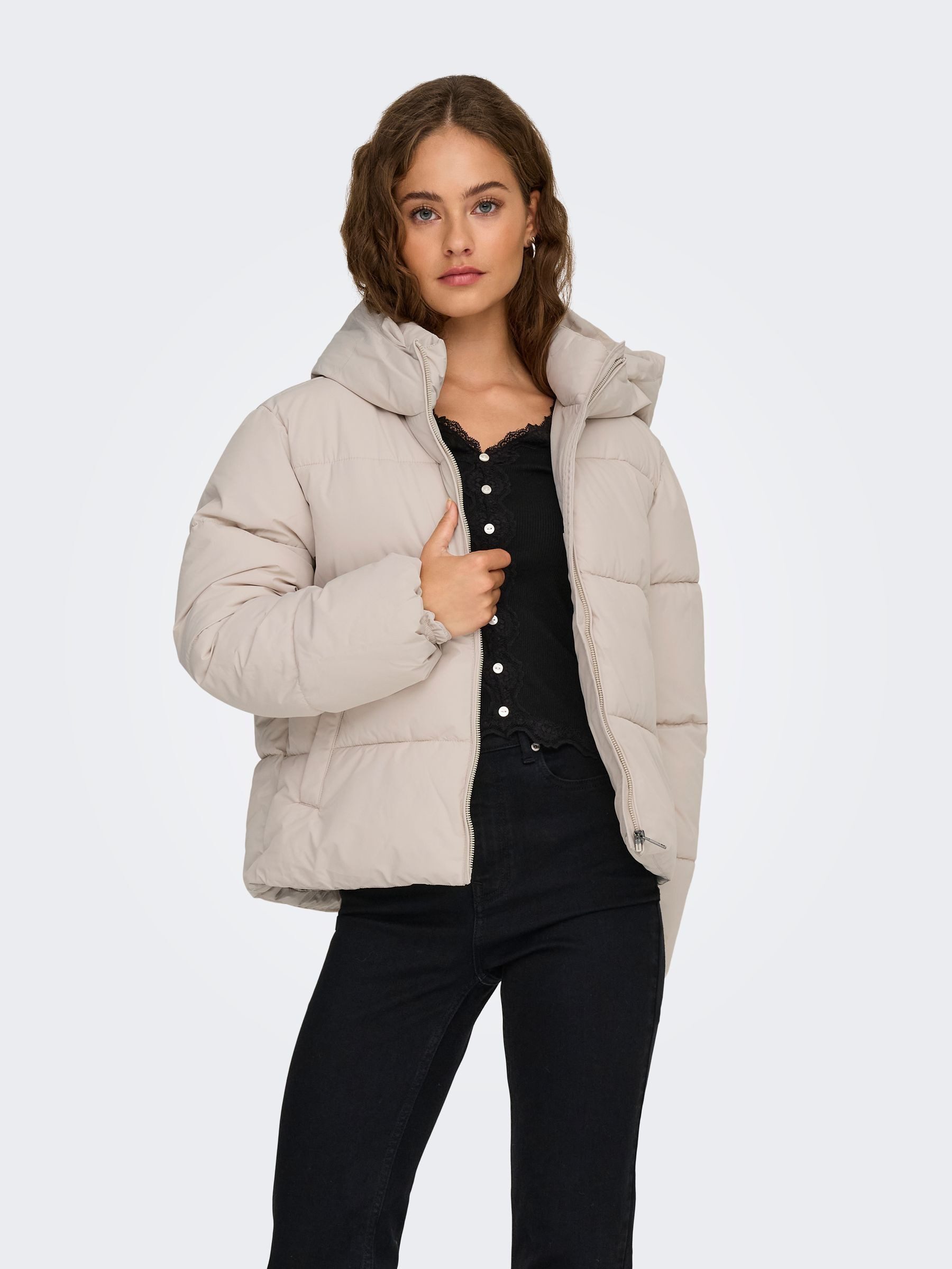 ONLY Steppjacke ONLJUTA SHORT PUFFER OTW NOOS Kunstfaser