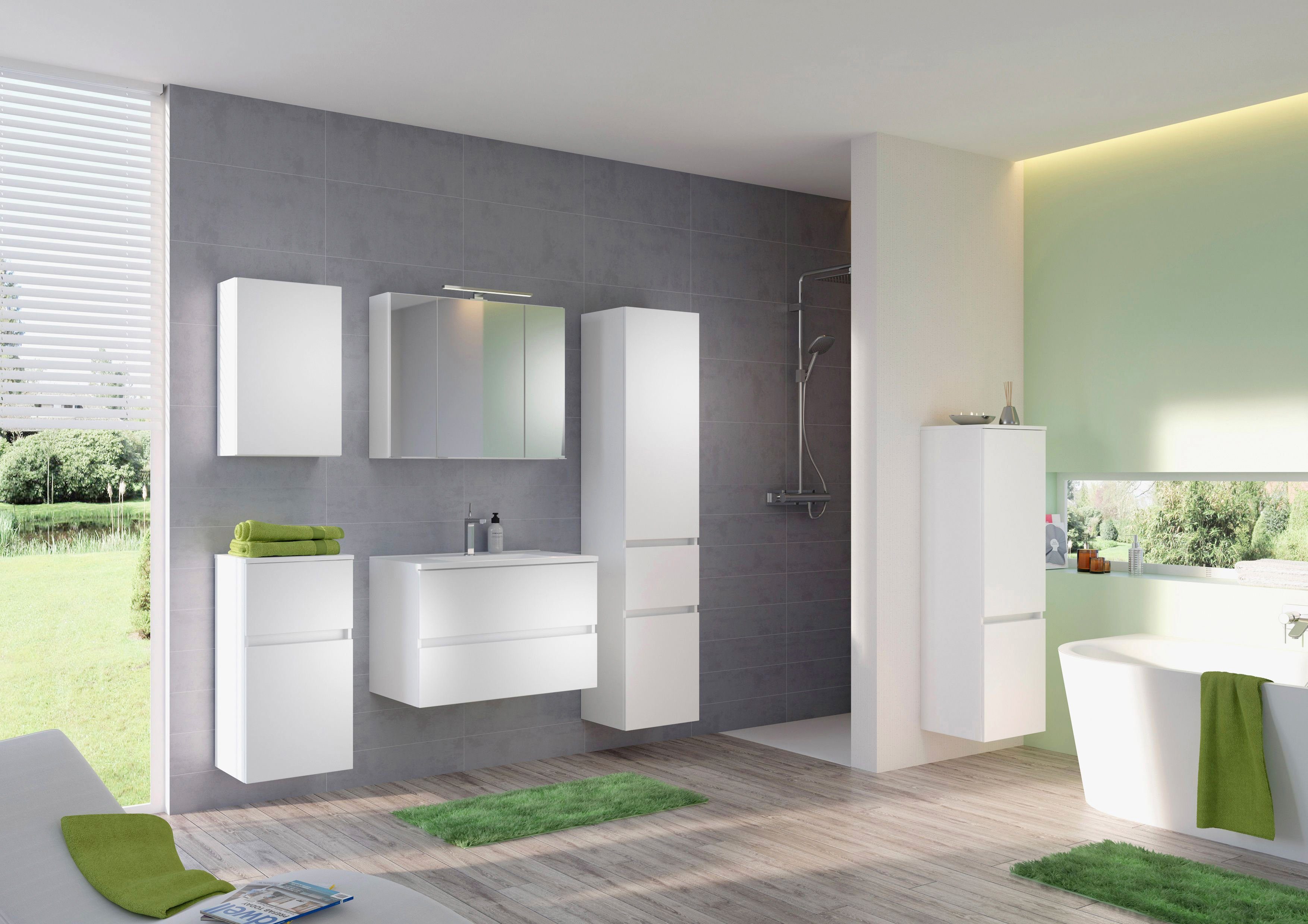 welltime Seitenschrank Baabe 40 cm breit, Softclose-Funktion, viel Stauraum günstig online kaufen